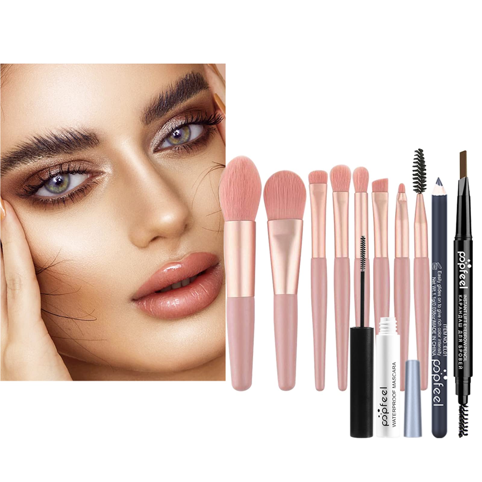 Fantasyday All In One Makeup Kit,40 Colors Eyeshadow Palette,Christmas Makeup Kit,Full Starter Cosmetics Set With Makeup Brushes