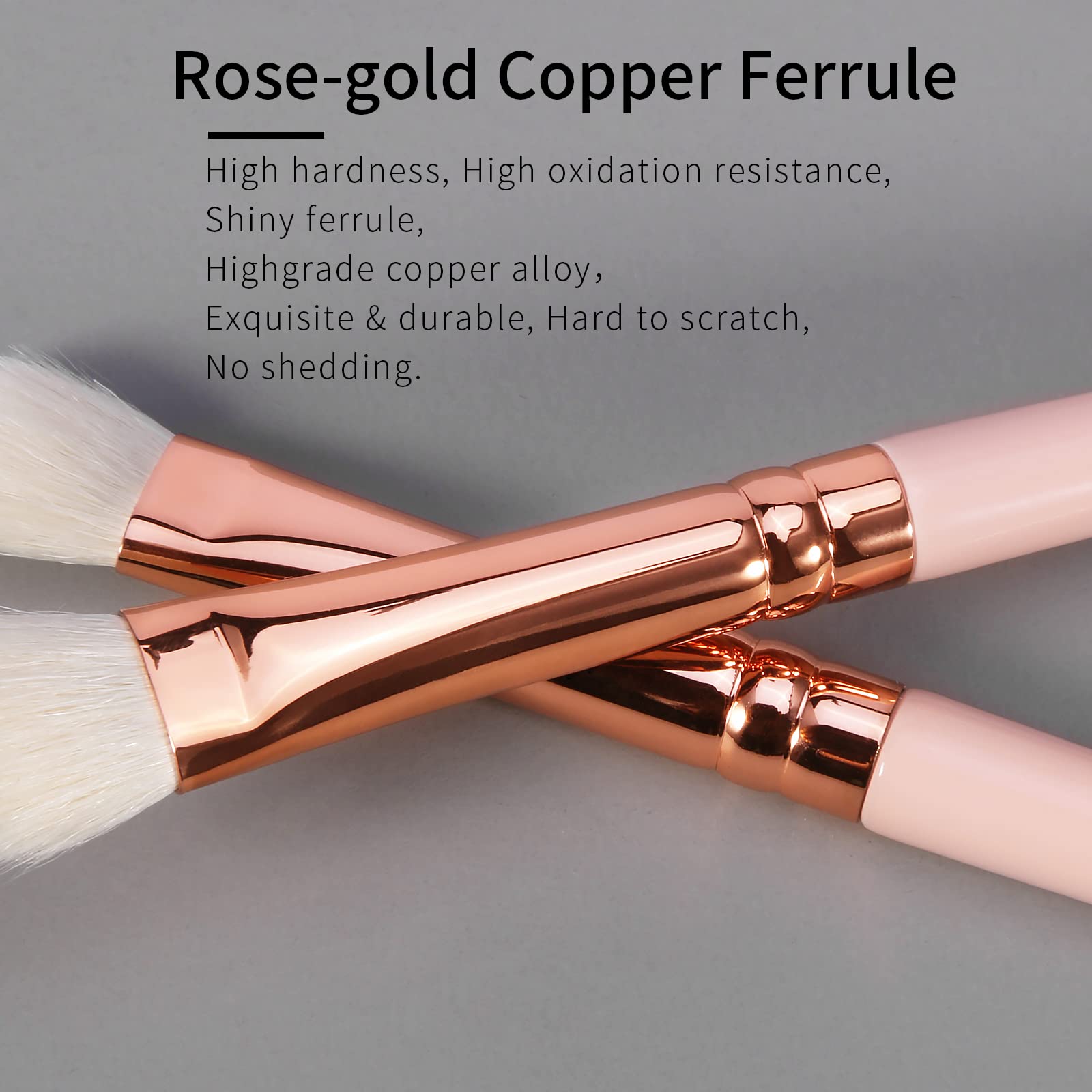 Natural Goat Hair Eyeshadow Brush, Enzo Ken Large Smudge Eye Shadow Brush, Shader Eye Shadow Brush, Eye Shader Brush, Single Nat