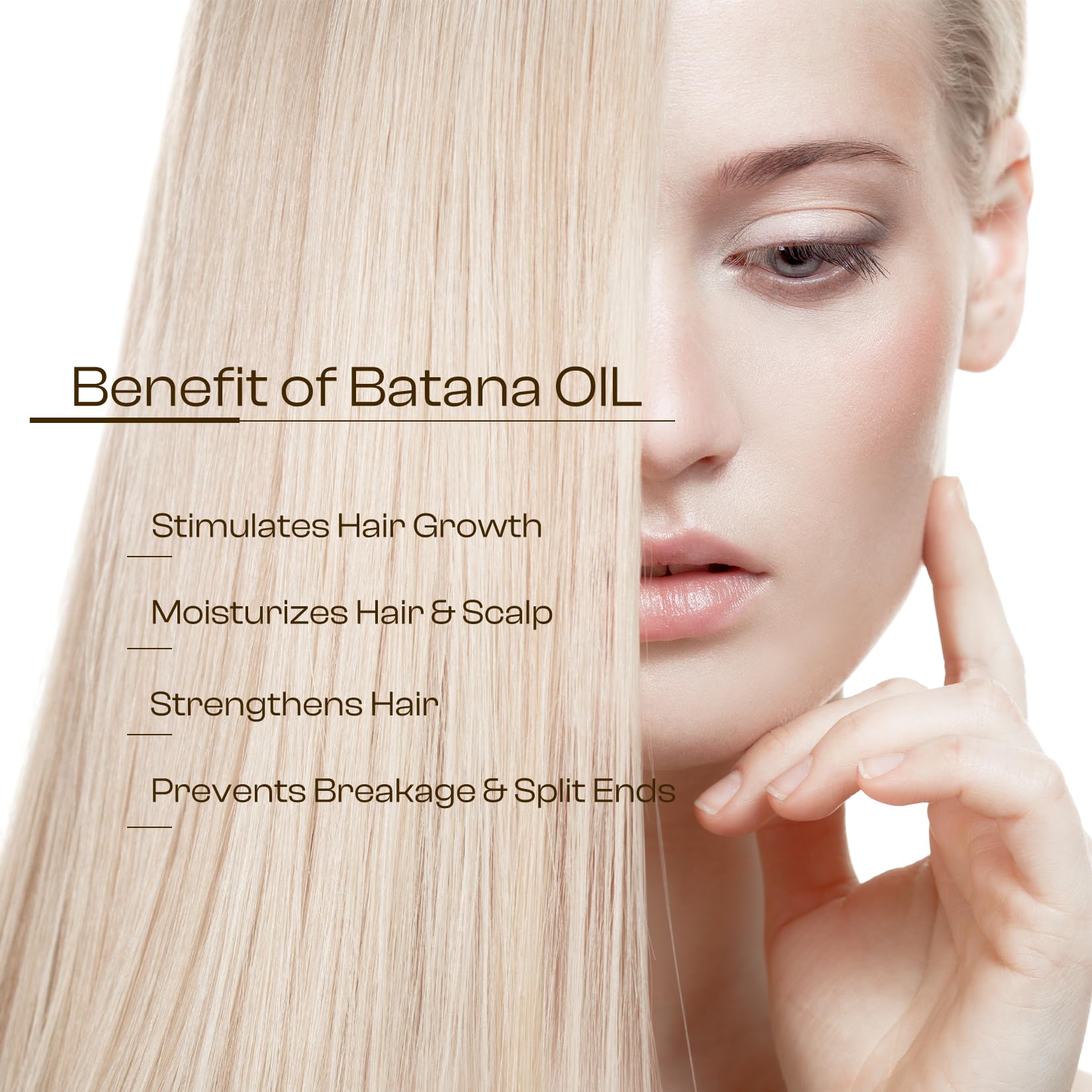 Sadoway Batana Oil For Hair Growth: Natural Pure Batana Oil Prevent Hair Loss Split Ends Elimination Repair Damaged Dry Permed H