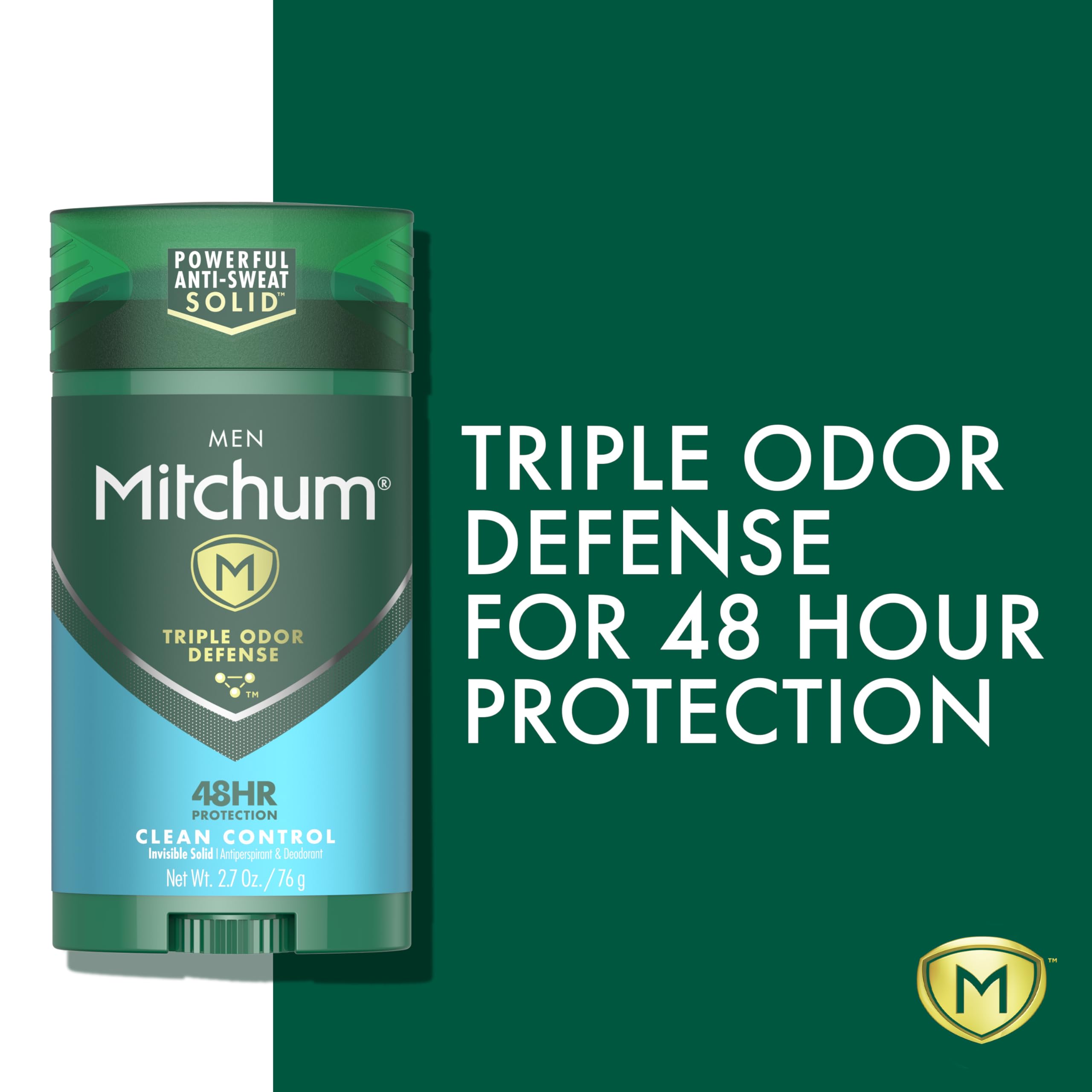Mitchum Men Advanced Control, Clean Control Invisible Solid 2.7 Oz (Pack Of 4)