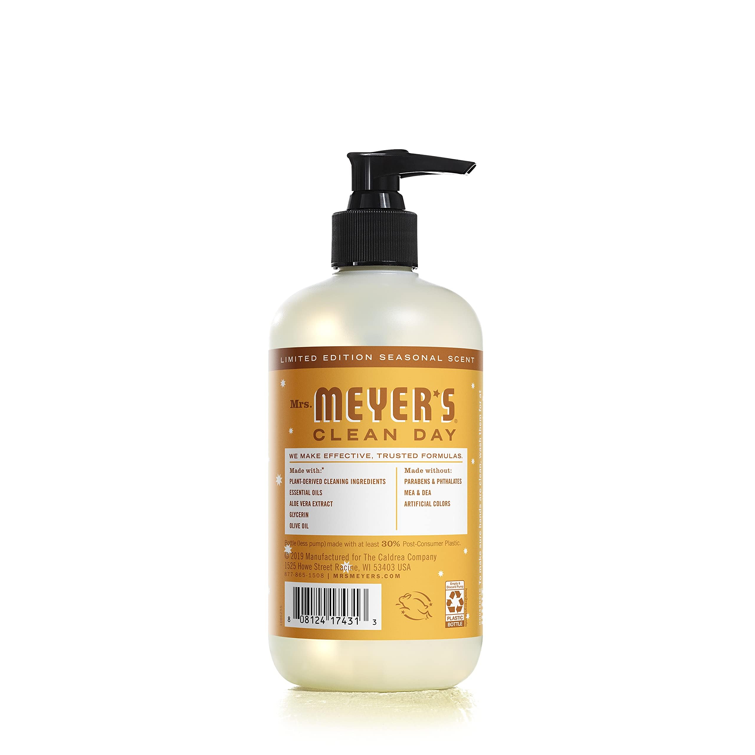 Mrs. Meyer'S Clean Day, Liquid, Orange Clove, 12.5 Ounce (12.5 Ounce (Pack Of 3))