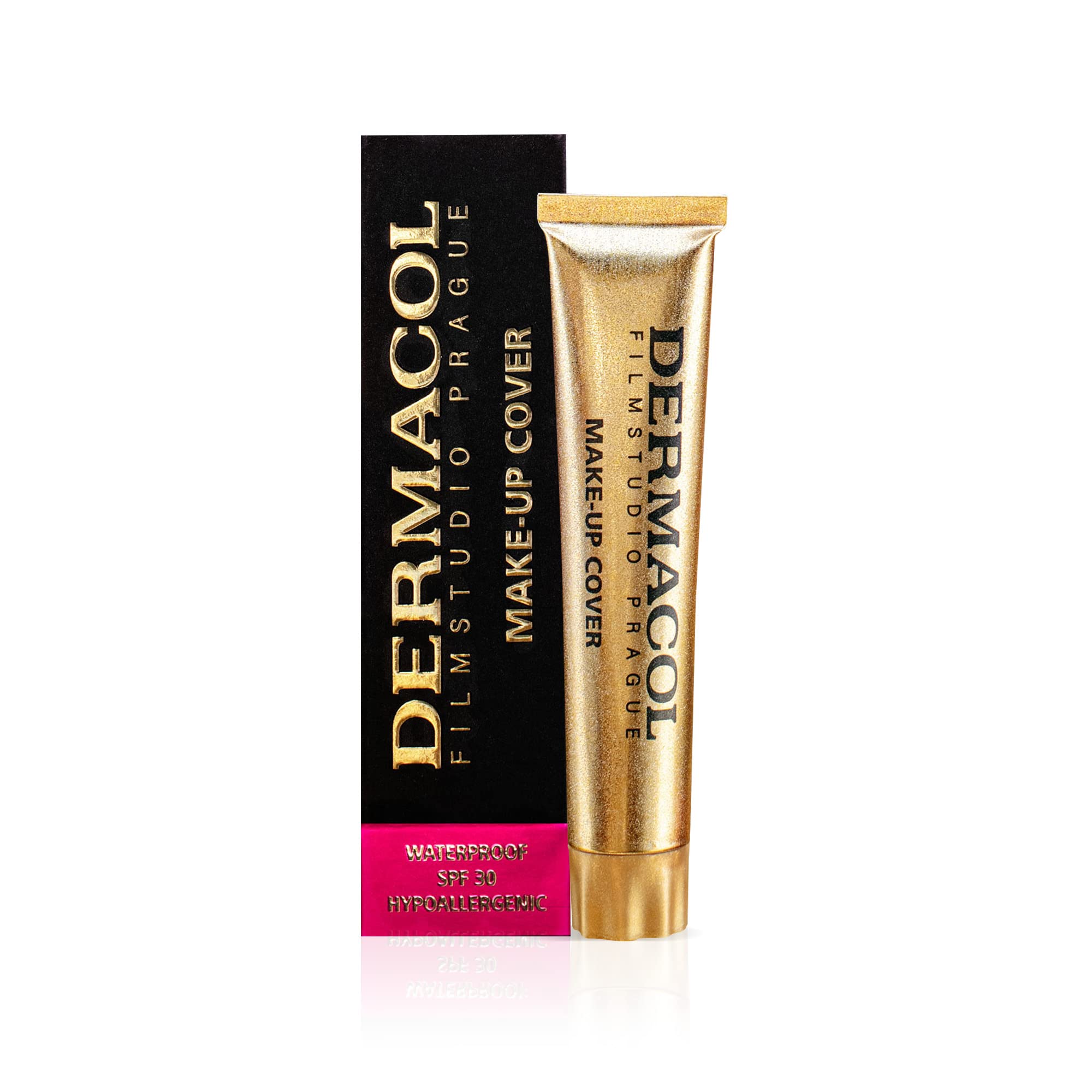 Dermacol - Full Coverage Foundation, Liquid Makeup Matte Foundation With Spf 30, Waterproof Foundation For Oily Skin, Acne, & Un
