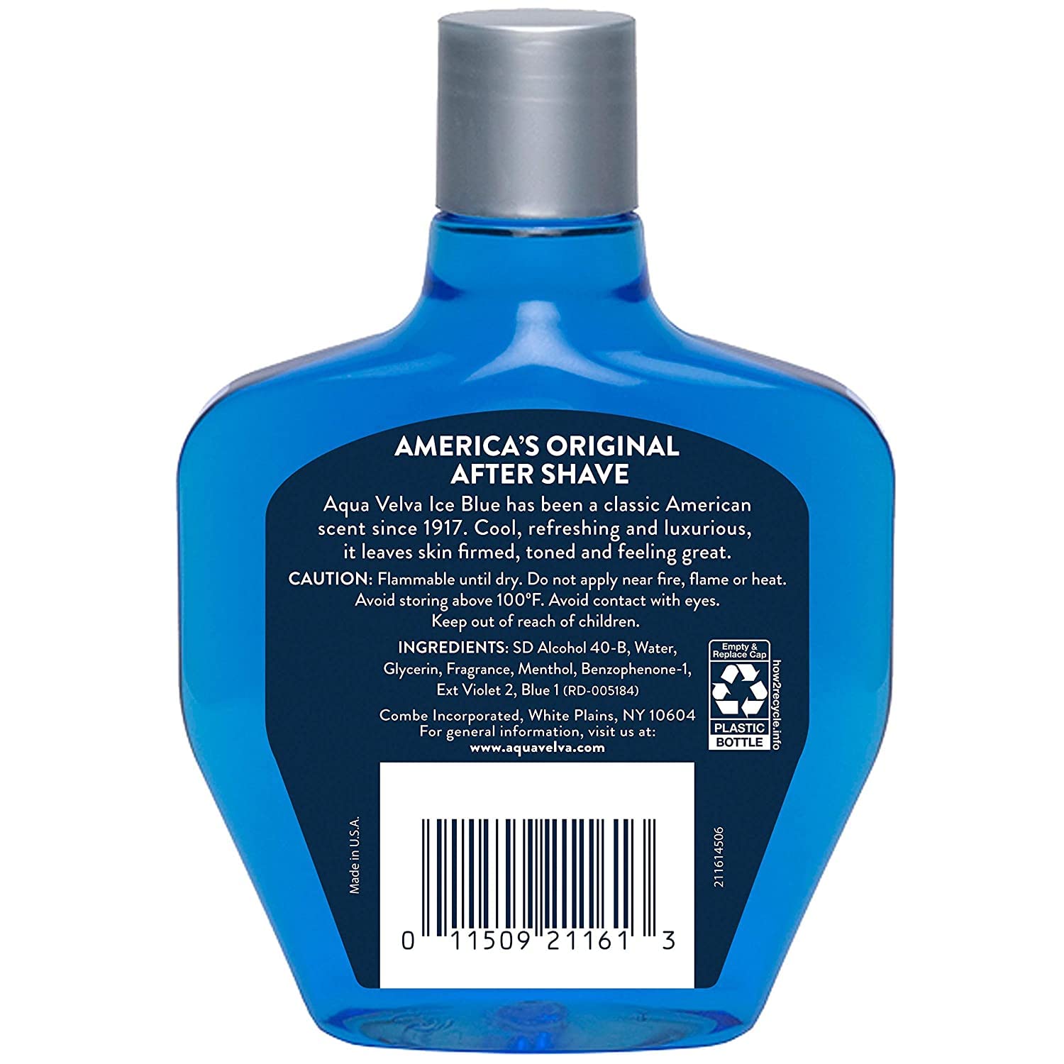 Aqua Velva Cooling After Shave, Classic Ice Blue 7 Oz (Pack Of 3)