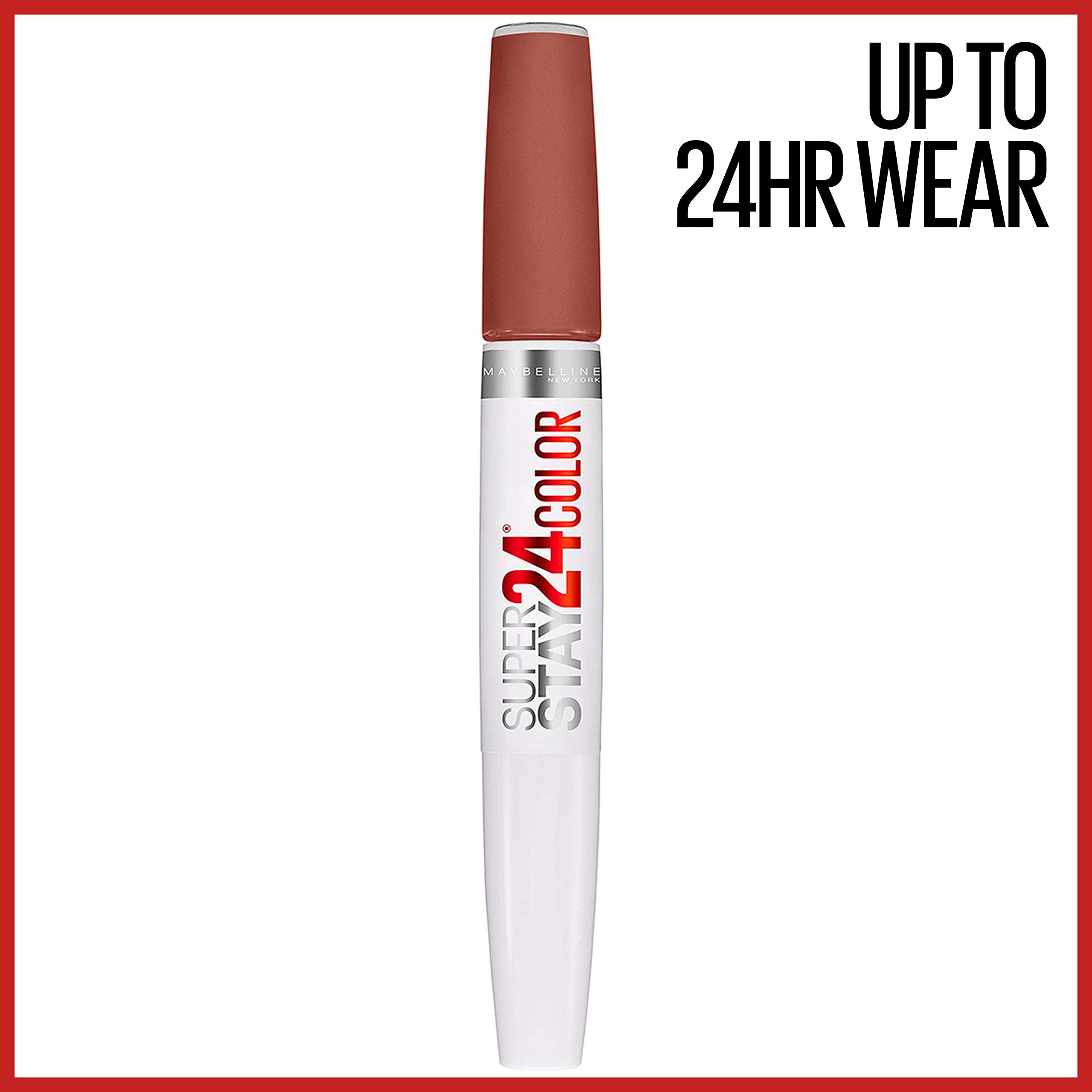 Maybelline Super Stay 24, 2-Step Liquid Lipstick Makeup, Long Lasting Highly Pigmented Color With Moisturizing Balm, Endless Esp