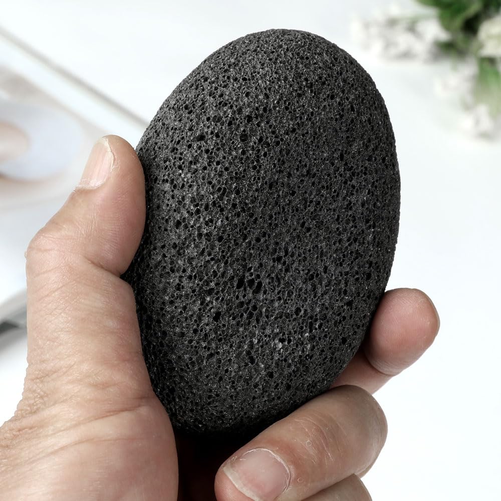 Foot Pumice Stone For Feet, Borogo Lava Pedicure Tools Hard Skin Callus Remover For Feet And Hands - Remove Dead Skin, Heels, El