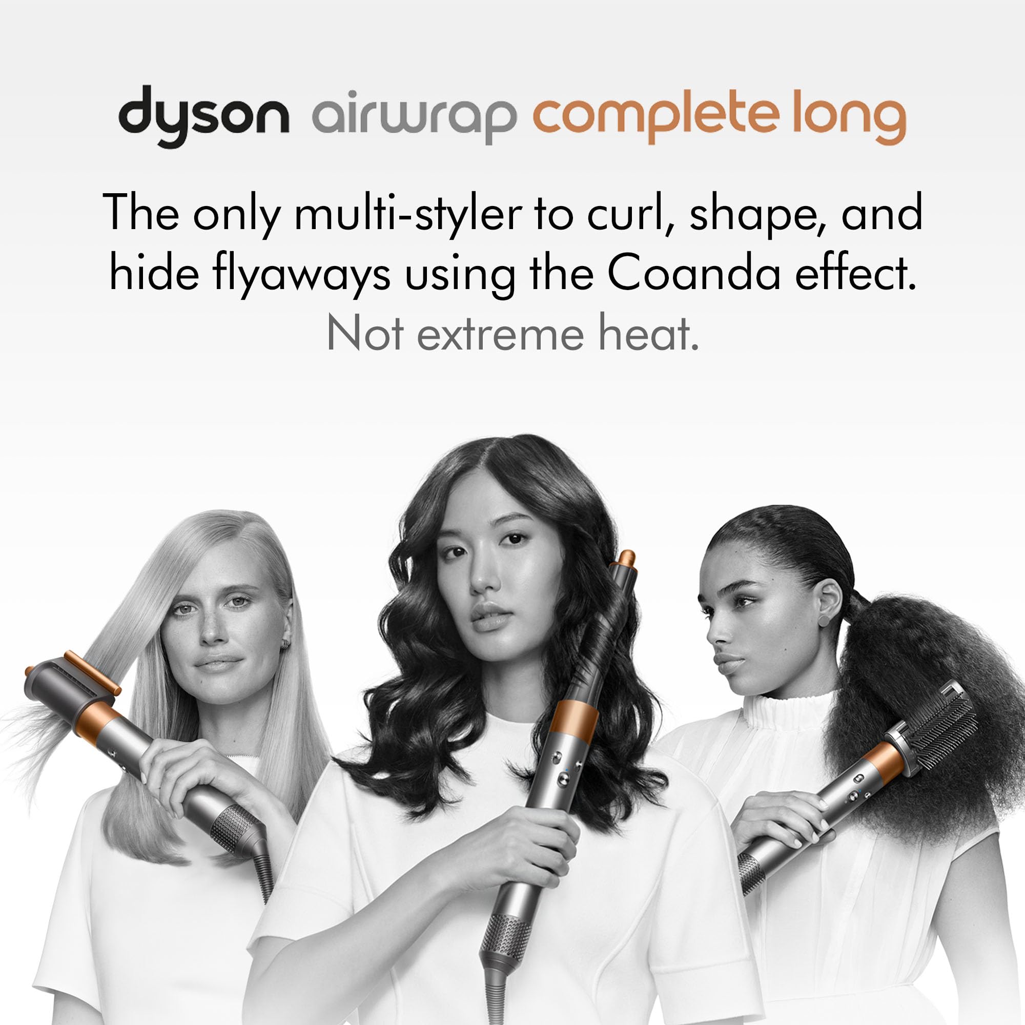 Dyson Airwrap Multi-Styler Complete Long, Nickel/Copper