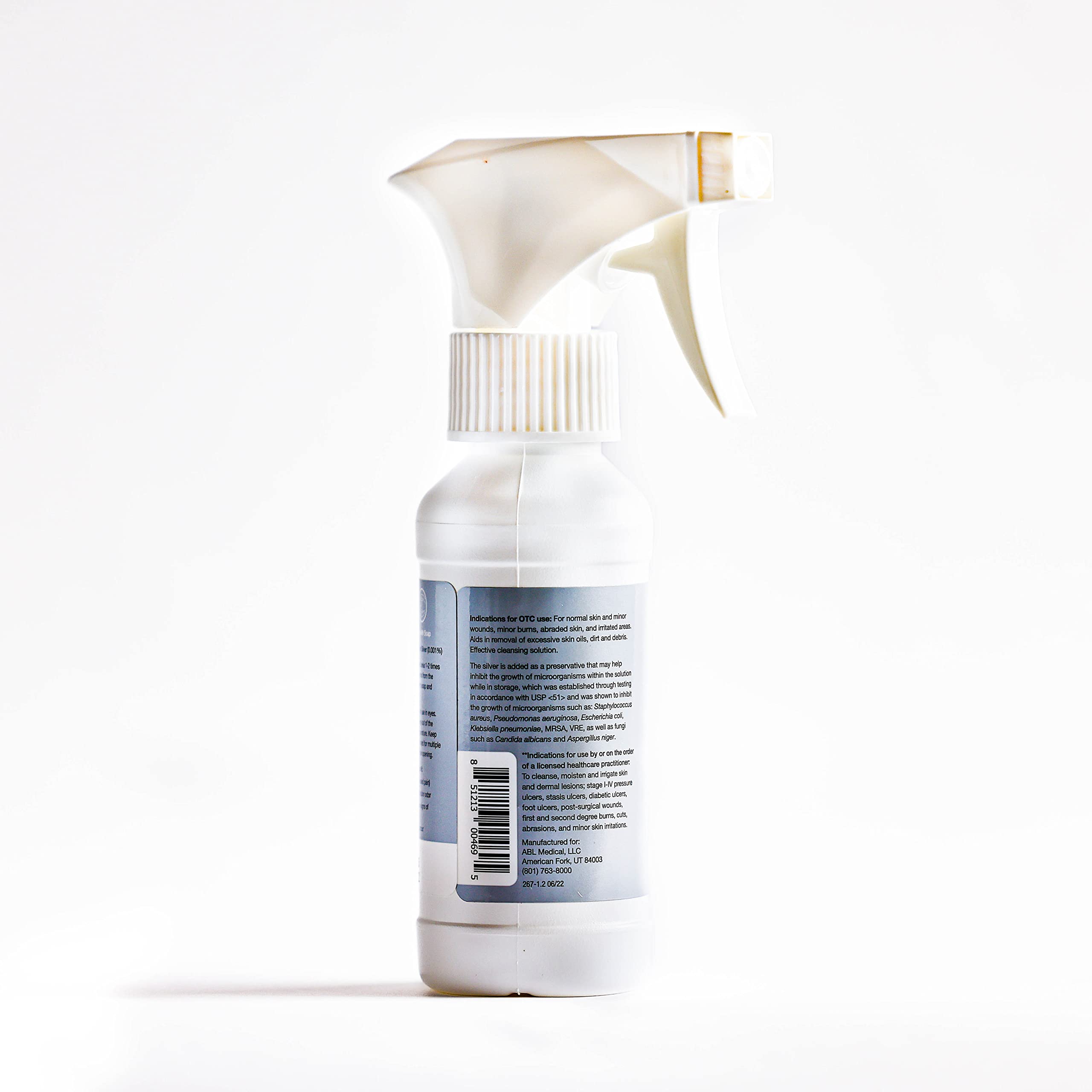 Silvrstat Nano Silver Wound Wash Sprayer | Debride & Fine Mist Spray | 4 Fl Oz