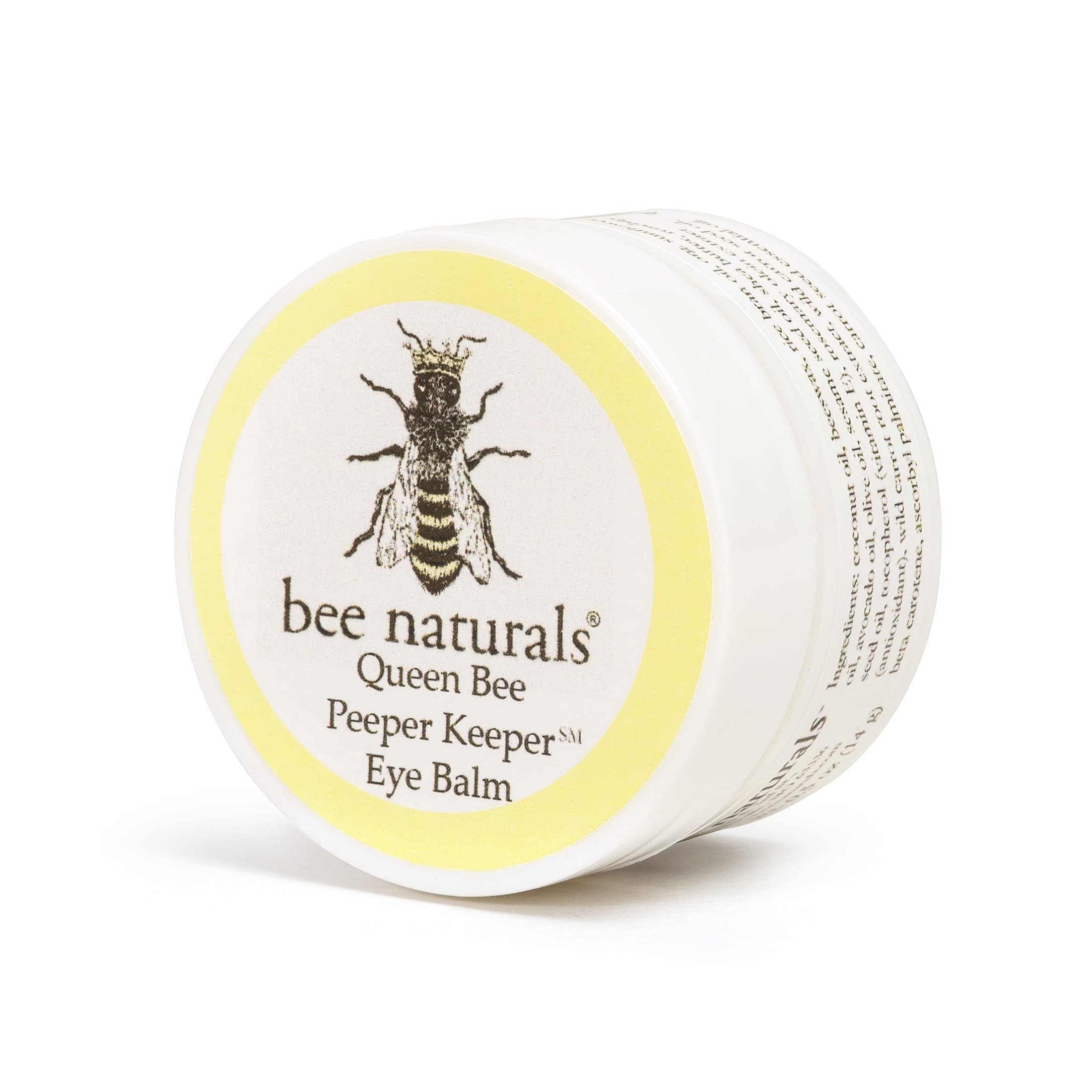 Queen's Best Eye Balm Peeper Keeper - Natural Eyelid Cream with Vitamin E & 10 Oils - Reduces Crow's Feet, Wrinkles & Fine Lines