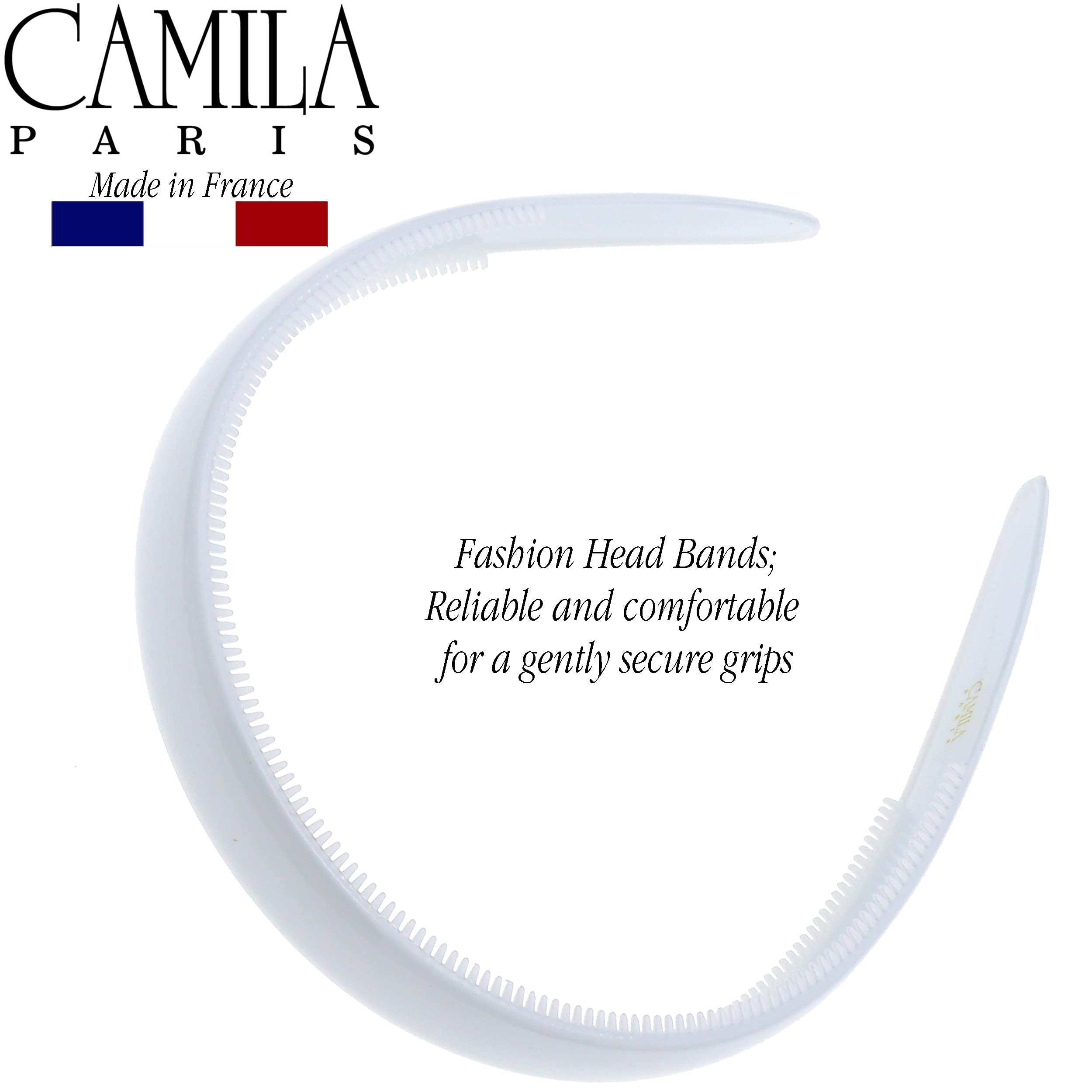Camila Paris Cp3279 French Fashion Headband For Women, Very Flexible With Teeth For Strong Hold Grip, Women'S Hairband, No Slip