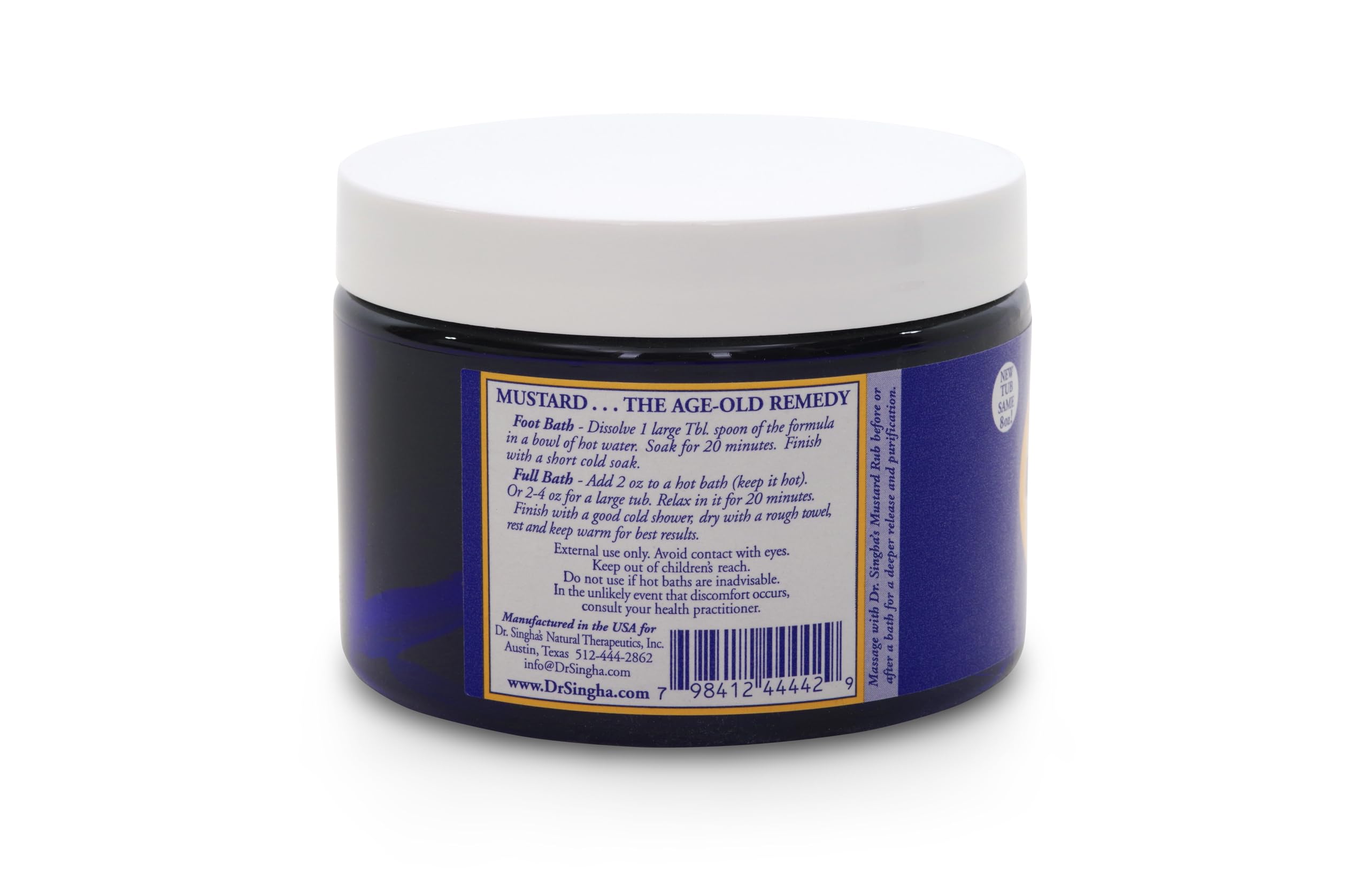 Dr Singhas Dr Singha'S Mustard Bath, 8 Oz