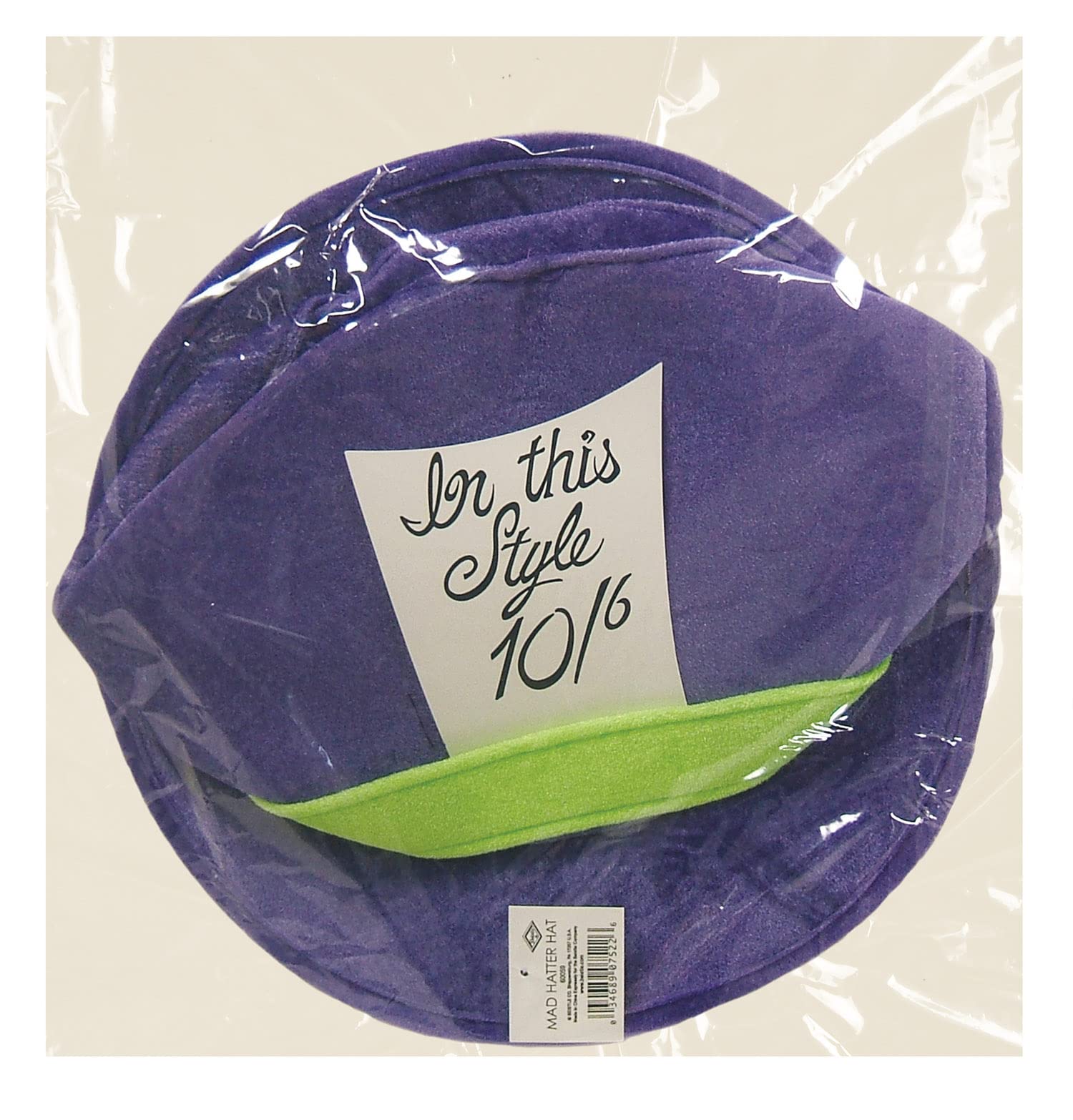 Beistle Plush Mad Hatter Hat