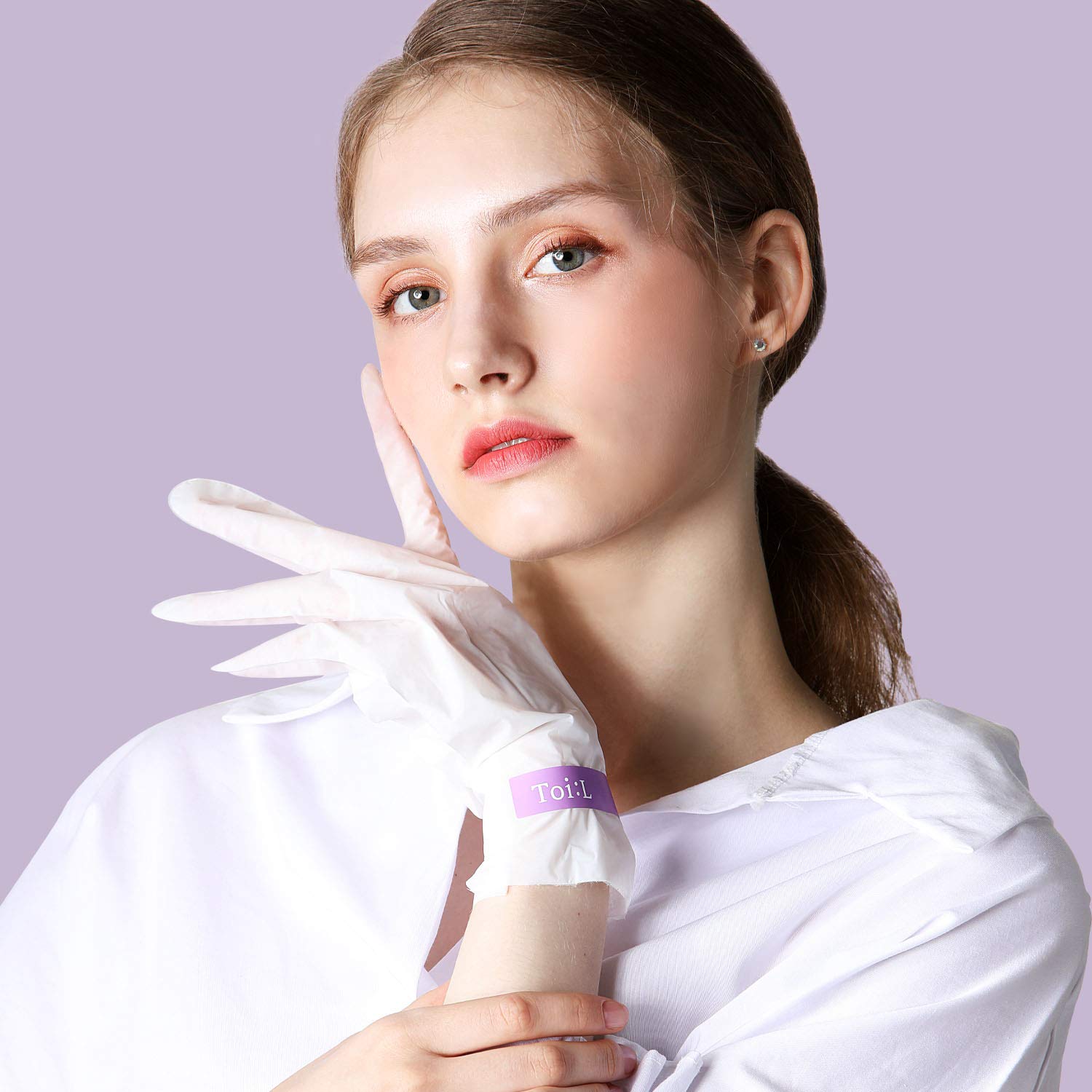 Toi:L Extra Silky Hand Mask 5 Pairs, Moisturizing Gloves For Dry Hands, Premium Hand Spa Treatment, Moisturizing, Brightening An