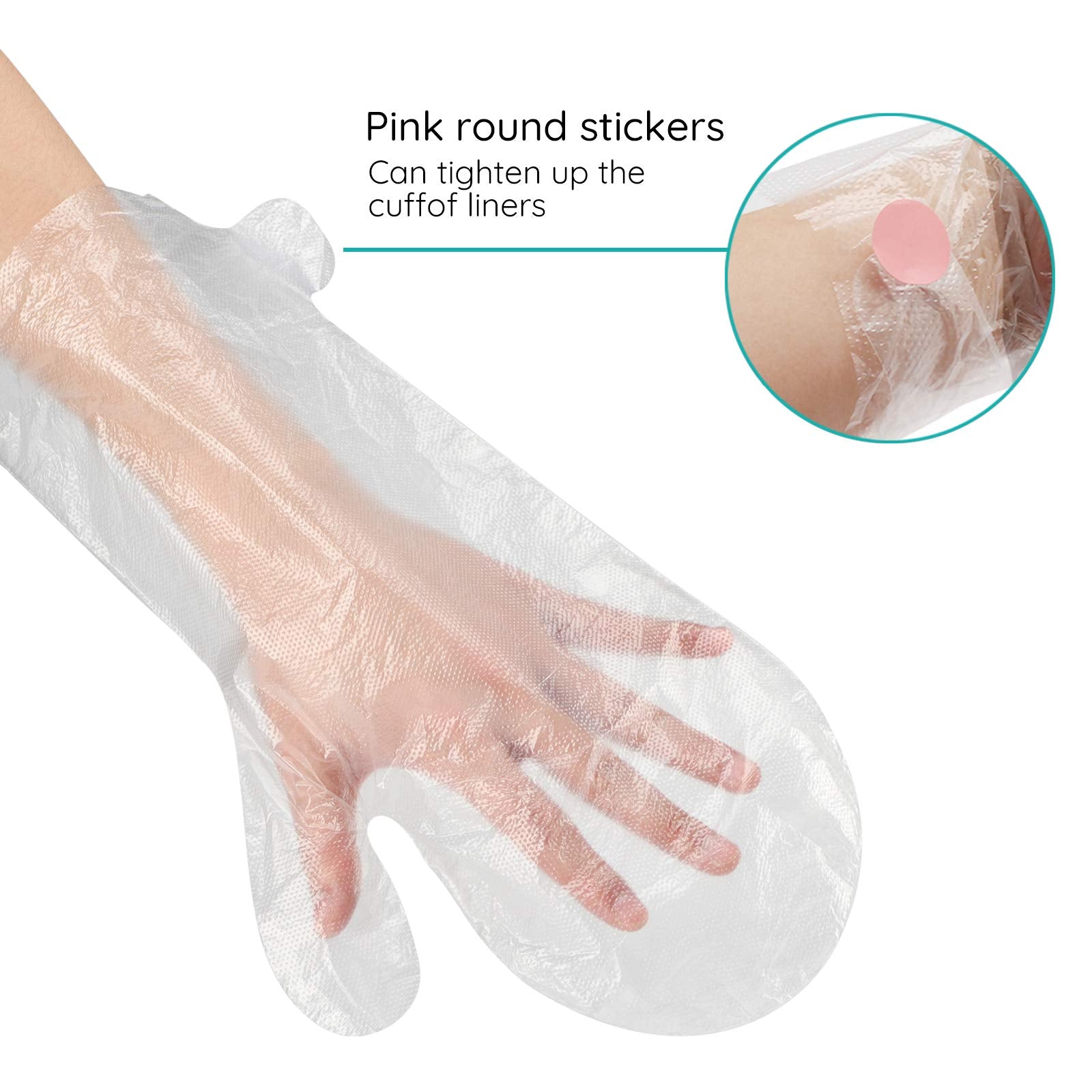 Segbeauty Extra Large Paraffin Wax Liners, 200Pcs Plastic Paraffin Wax Mitts Booties Bags For Moisturizing, Paraffin Baths Glove