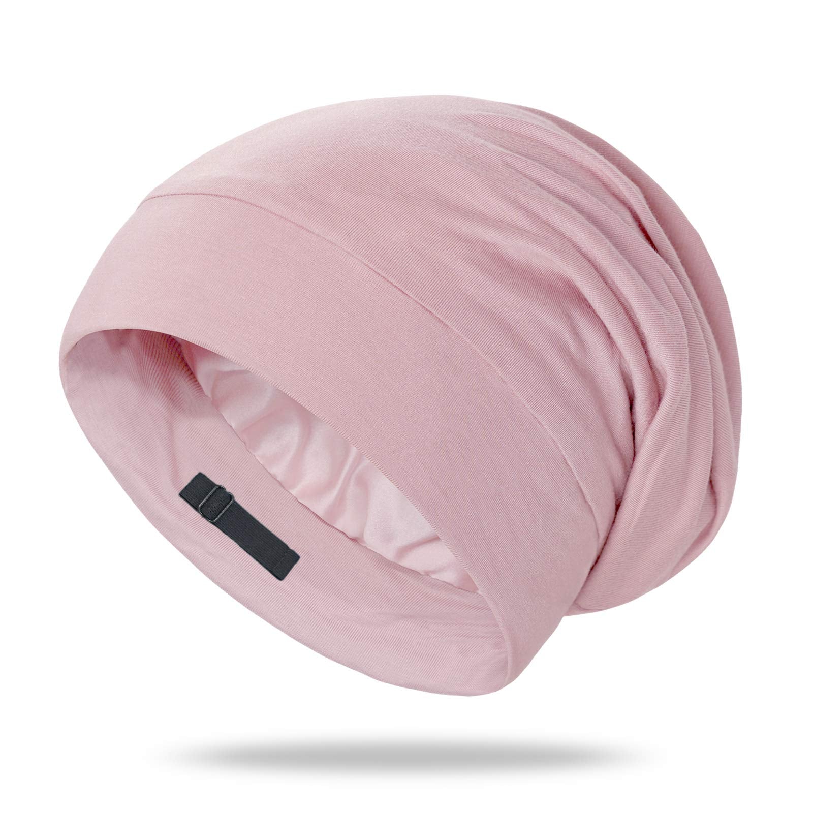 OLESILK 100% Mulberry Silk Bonnet for Sleeping Women, Silk Hair Wrap for Sleeping, Silk Sleep Bonnet for Women&Men, Real Silk, N