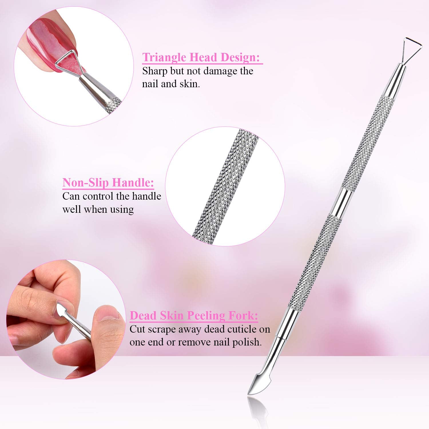 Nail Polish Remover Clips, Morgles Gel Nail Polish Remover Kit With 10Pcs Nail Clips 300Pcs Cotton Pads 100/180 Nail File Glass