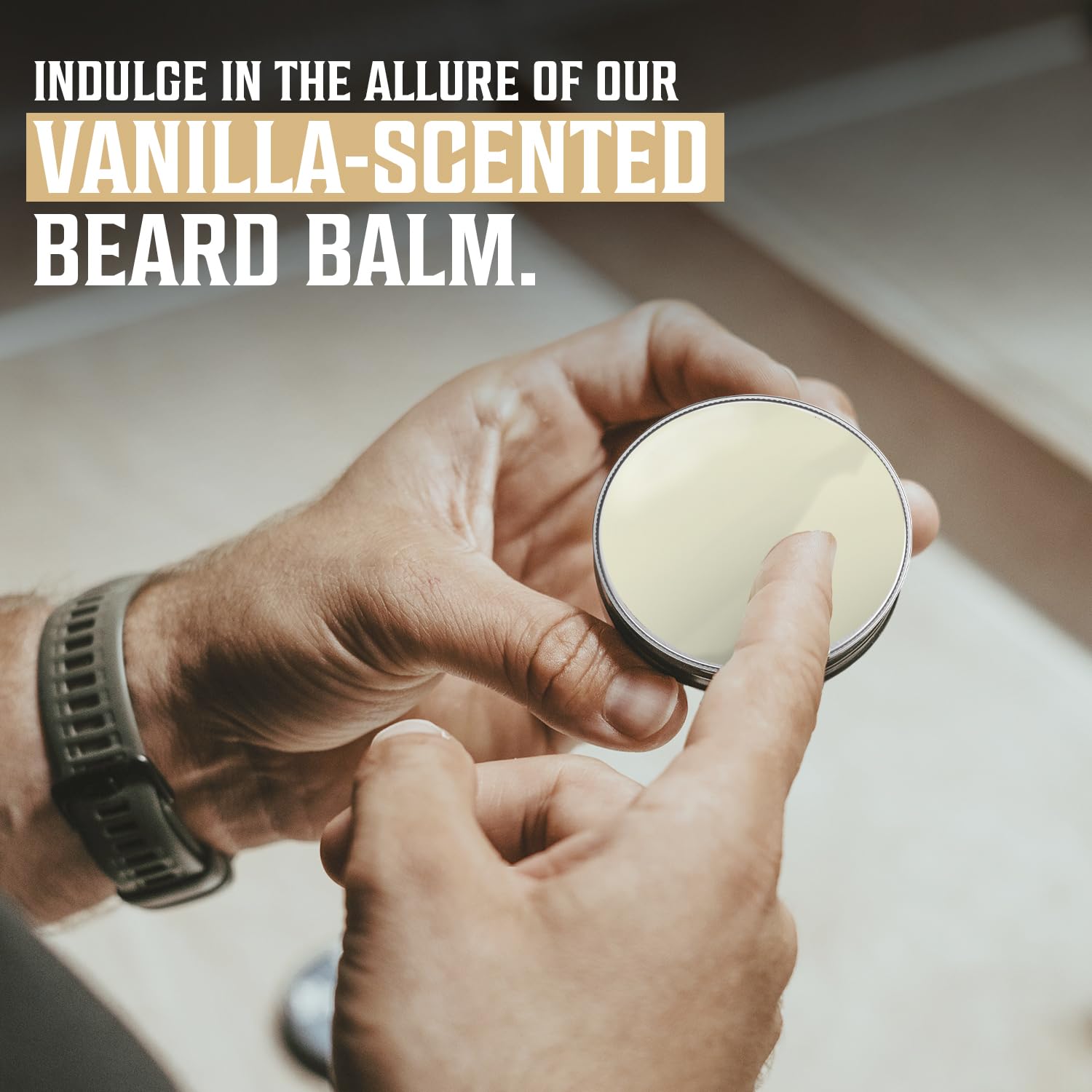 Viking Revolution Spiced Vanilla Beard Balm For Men - Beard Butter For Men With Argan Oil And Jojoba Oil - Beard Softener And Be