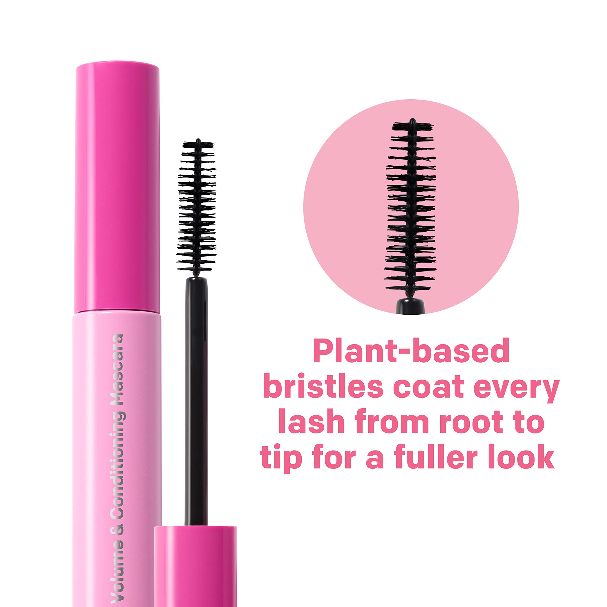 Almay Volume & Conditioning Mascara, Hydrating All Day Wear, 20 Black, 0.27 Fl Oz.