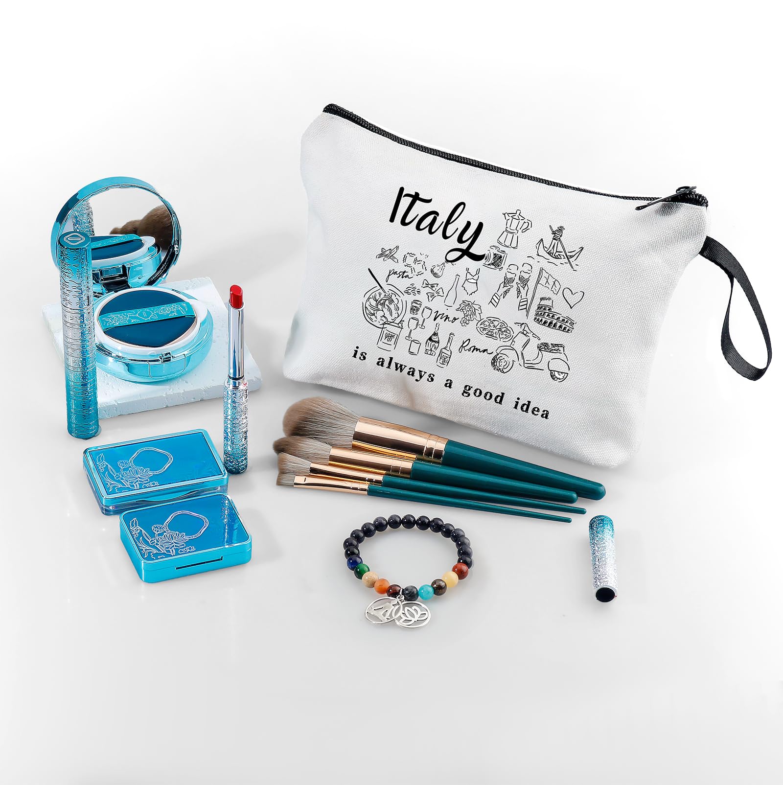 Seamoon Travel Gifts,Friend Gifts,Sister Birthday Gift Ideas,Unique Gifts For Women,Womens Birthday Gifts,Small Cosmetic Bag Wit