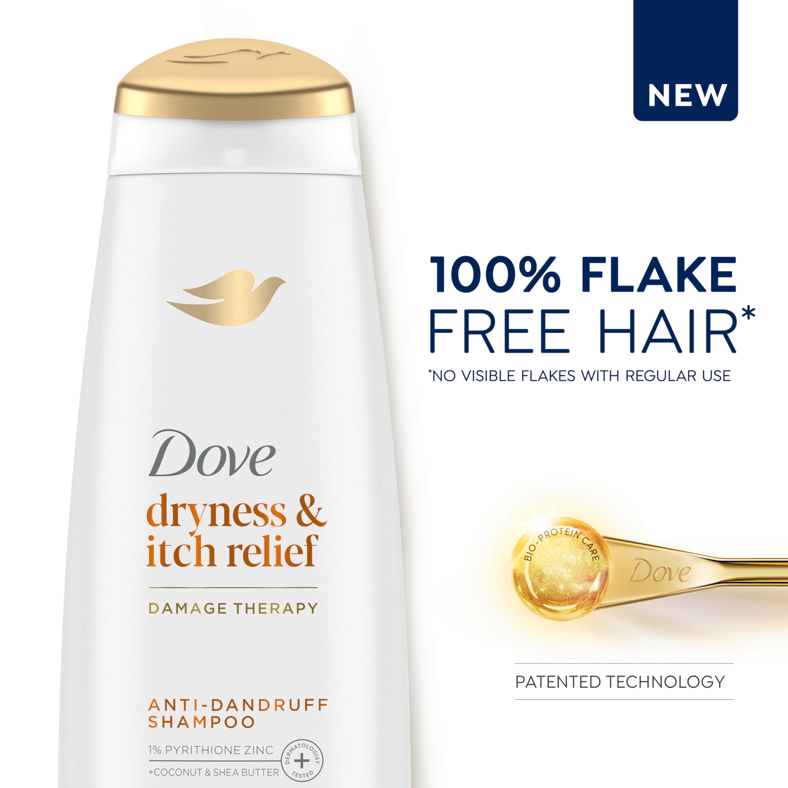 Dove Dermacare Scalp Anti Dandruff Shampoo Dryness And Itch Relief Pack Of 6 For Dry And Itchy Scalp Dry Scalp Treatment With Py