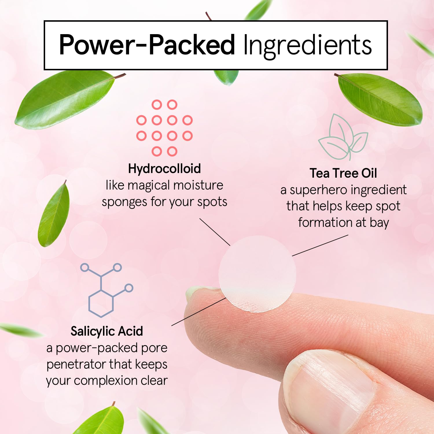 Grace & Stella Pimple Patches For Face (Round, 72 Count) - Hydrocolloid Acne Patches For Face - Dermatologist Tested, Vegan, Cru