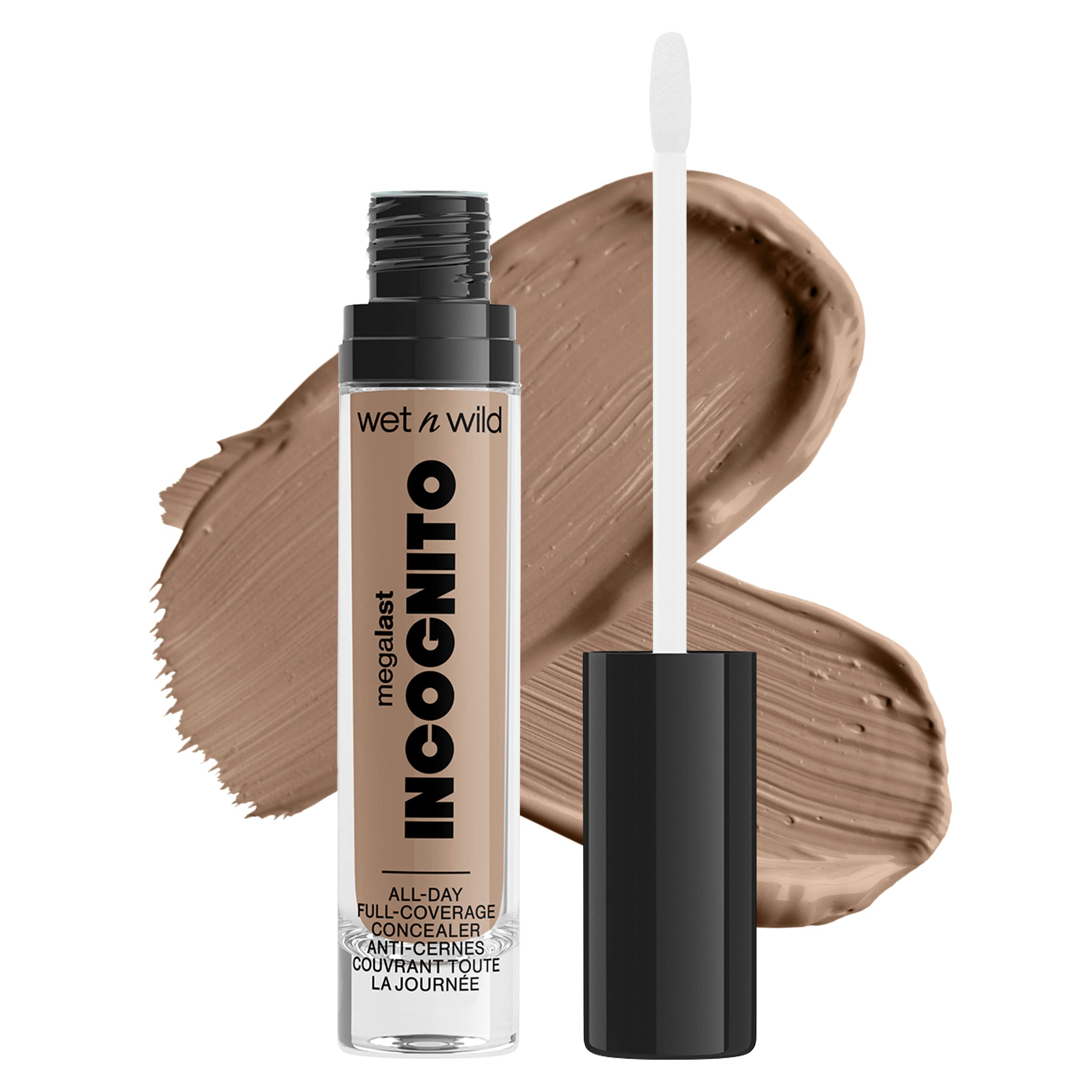 Wet N Wild Mega Last Incognito All-Day Full Coverage Concealer Tan, (1114052)
