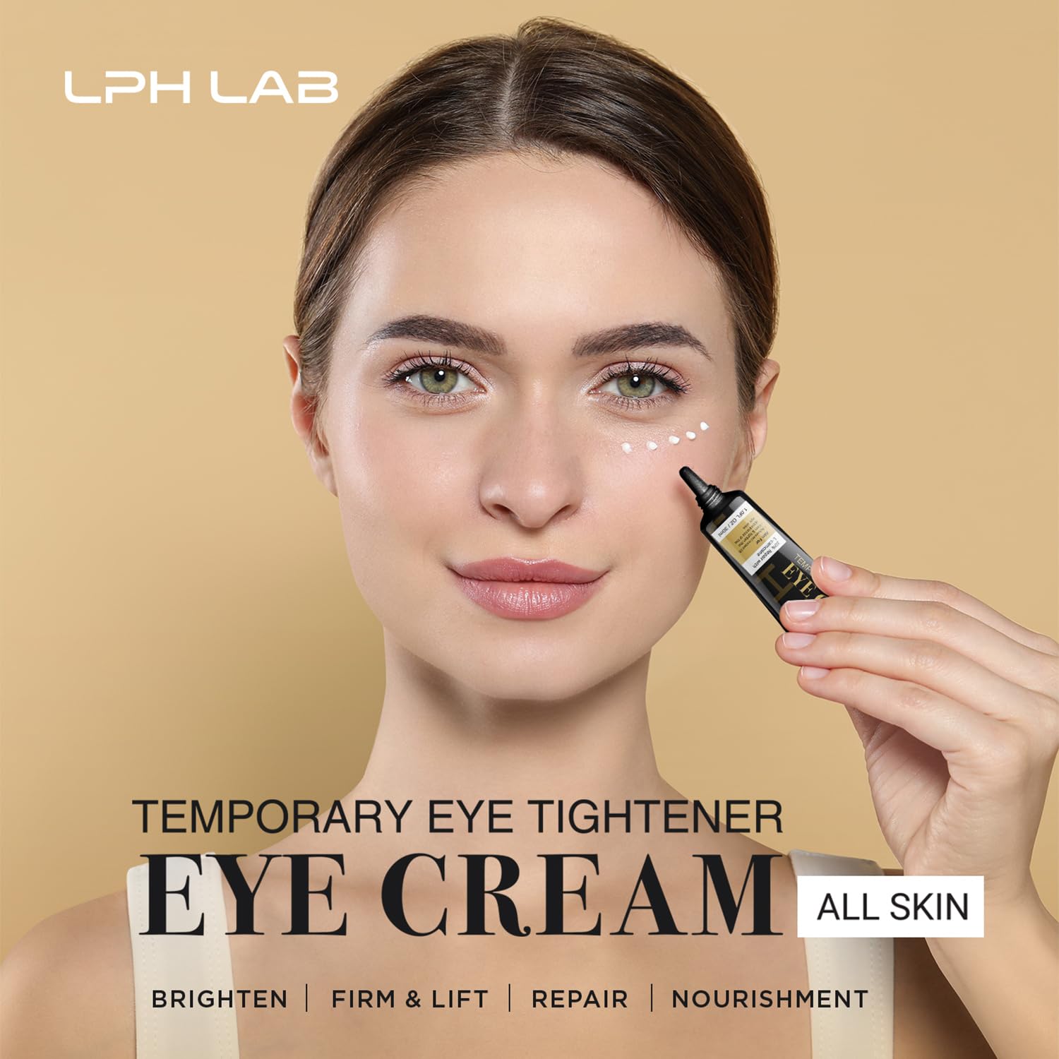 Lph Lab Temporary Eye Tightener Eye Cream For Under-Eye Bags, Dark Circles & Puffiness, Anti Aging Fine Lines, Firm That Delicat