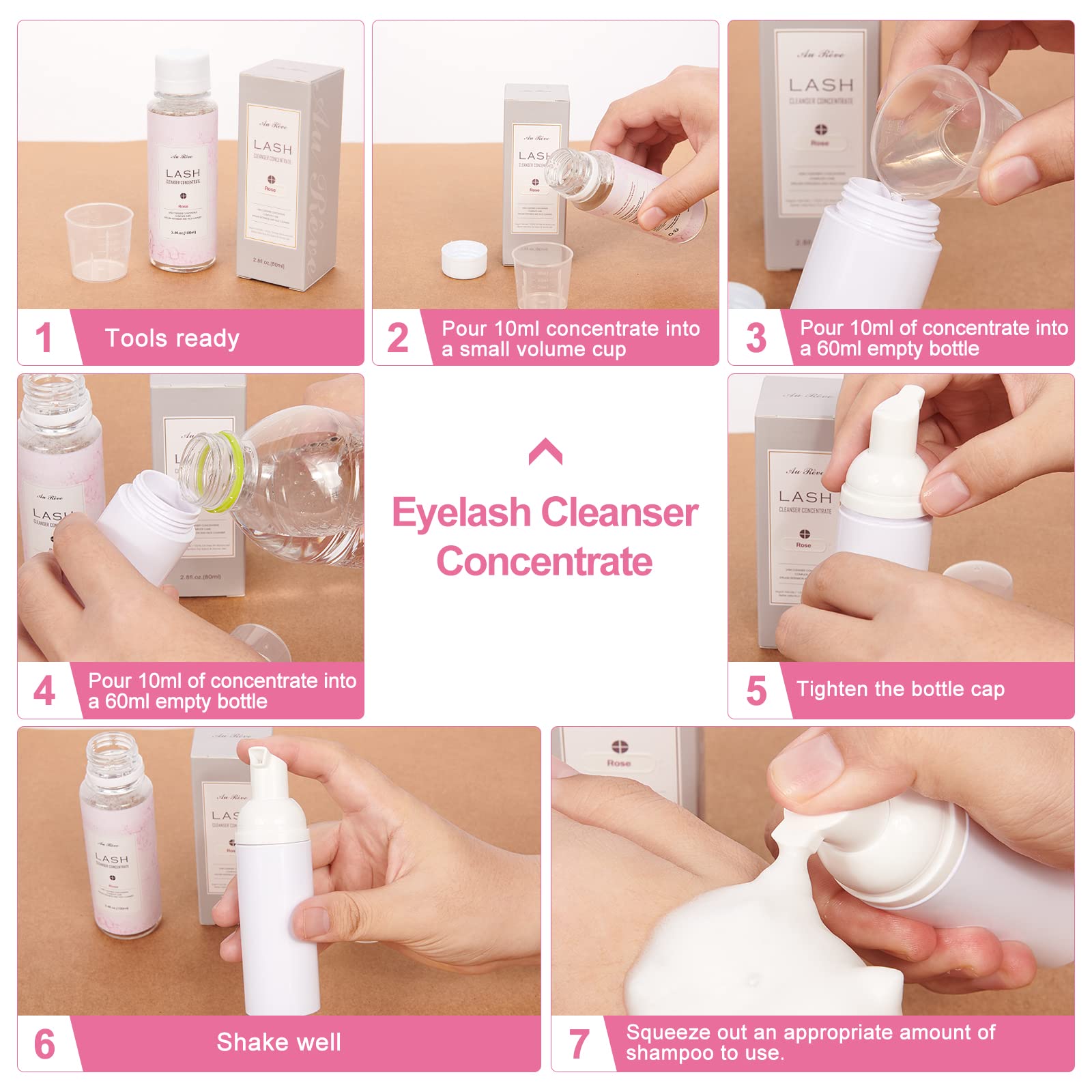 Eyelash Cleanser Concentrate 100Ml Prolong Lash Cleanser