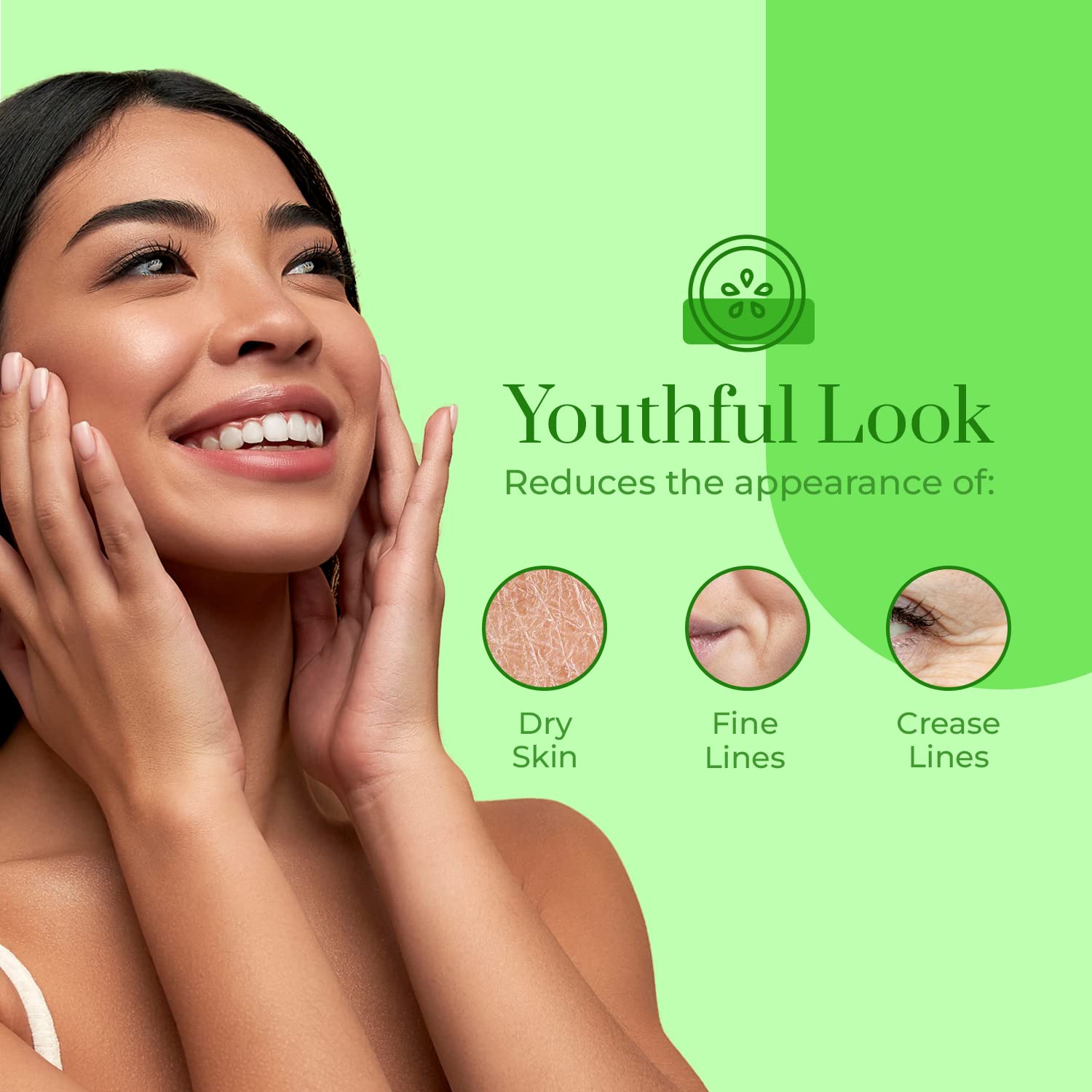 Clear Beauty Cucumber And Aloe Sheet Face Mask - Soothes Irritated Skin, Reduce Wrinkles & Fine Lines & Moisturizing - Cruelty F