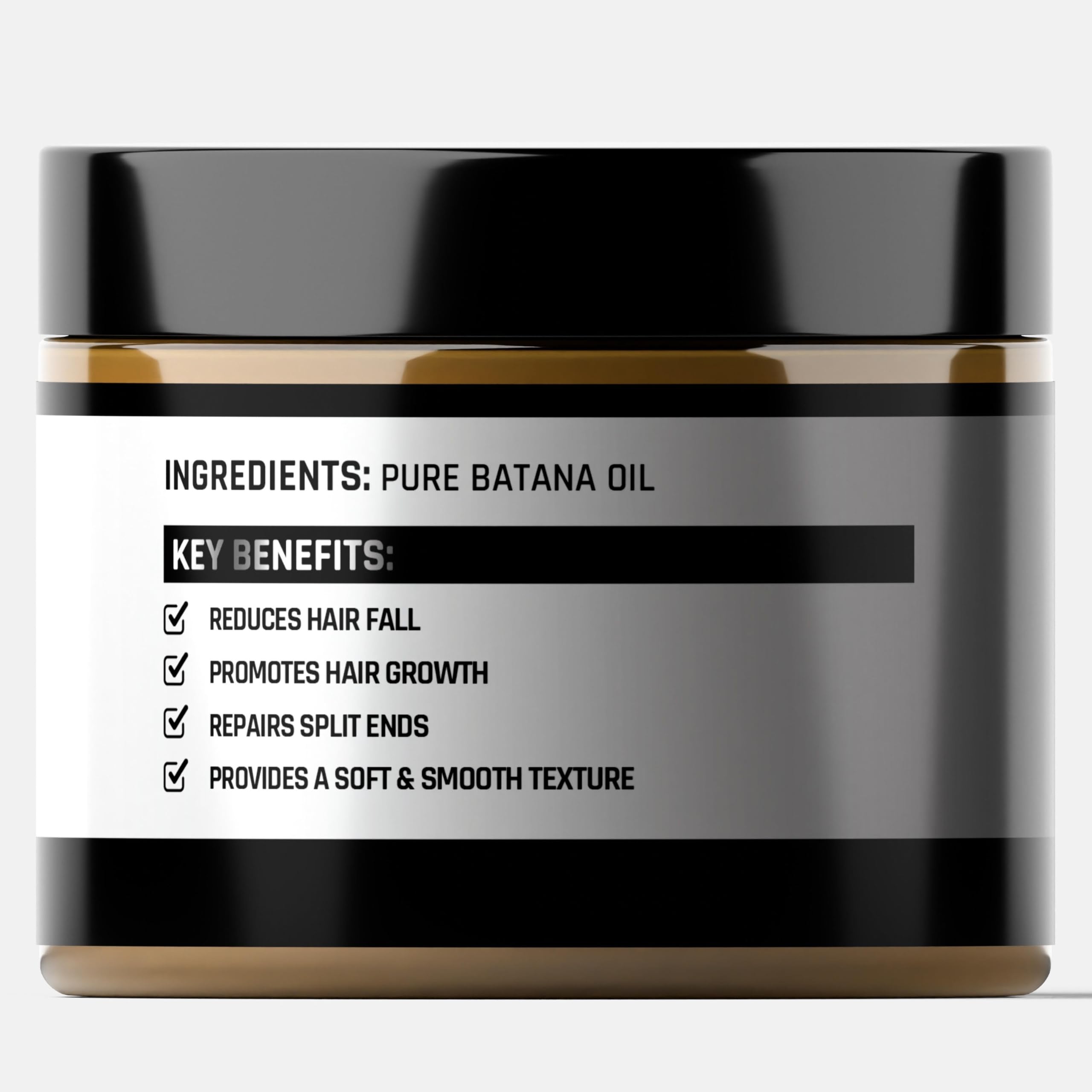 The 100 Percent Pure And Raw Batana Oil For Hair Growth Dr Sebi Organic Sourced From Honduras 4.2 Oz / 120G - Hair Growth Oil -