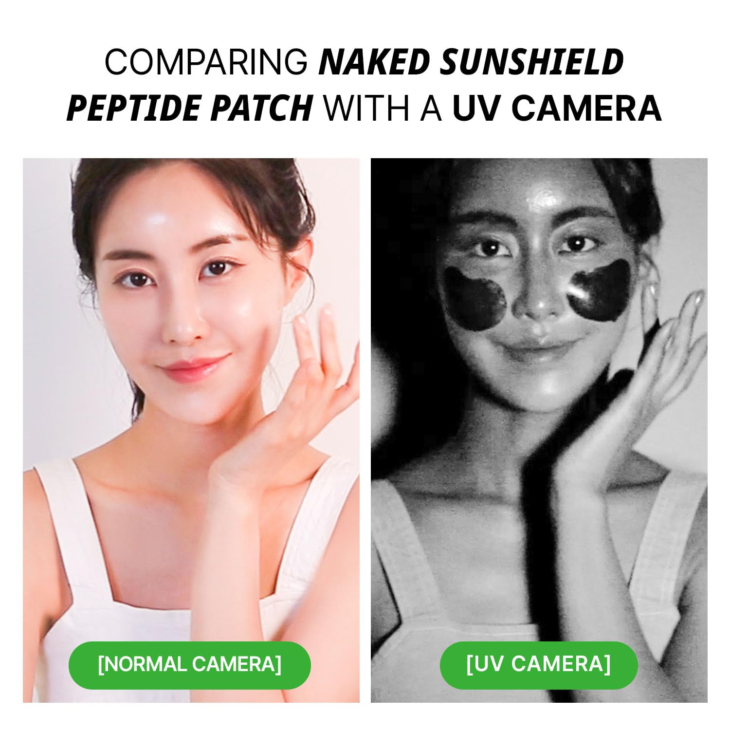 Franz - Uv Patch Upf 50+ Sun Protection For Daily Outdoor Activities - Breathable Lightweight Comfortable - Peptide For Radiance