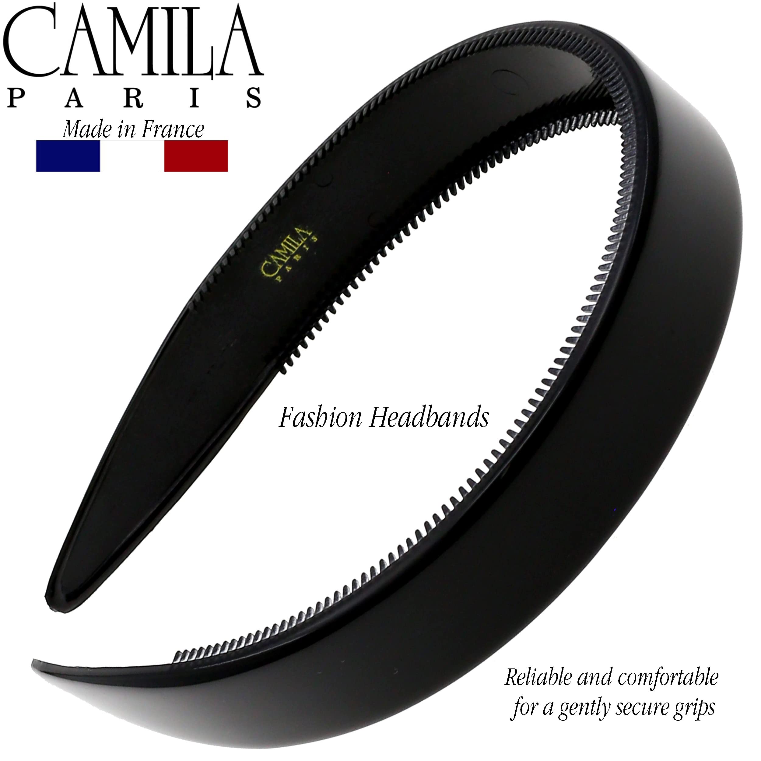 Camila Paris Cp3013 French Fashion Headband For Women, Very Flexible With Teeth For Strong Hold Grip, Women'S Hairband, No Slip