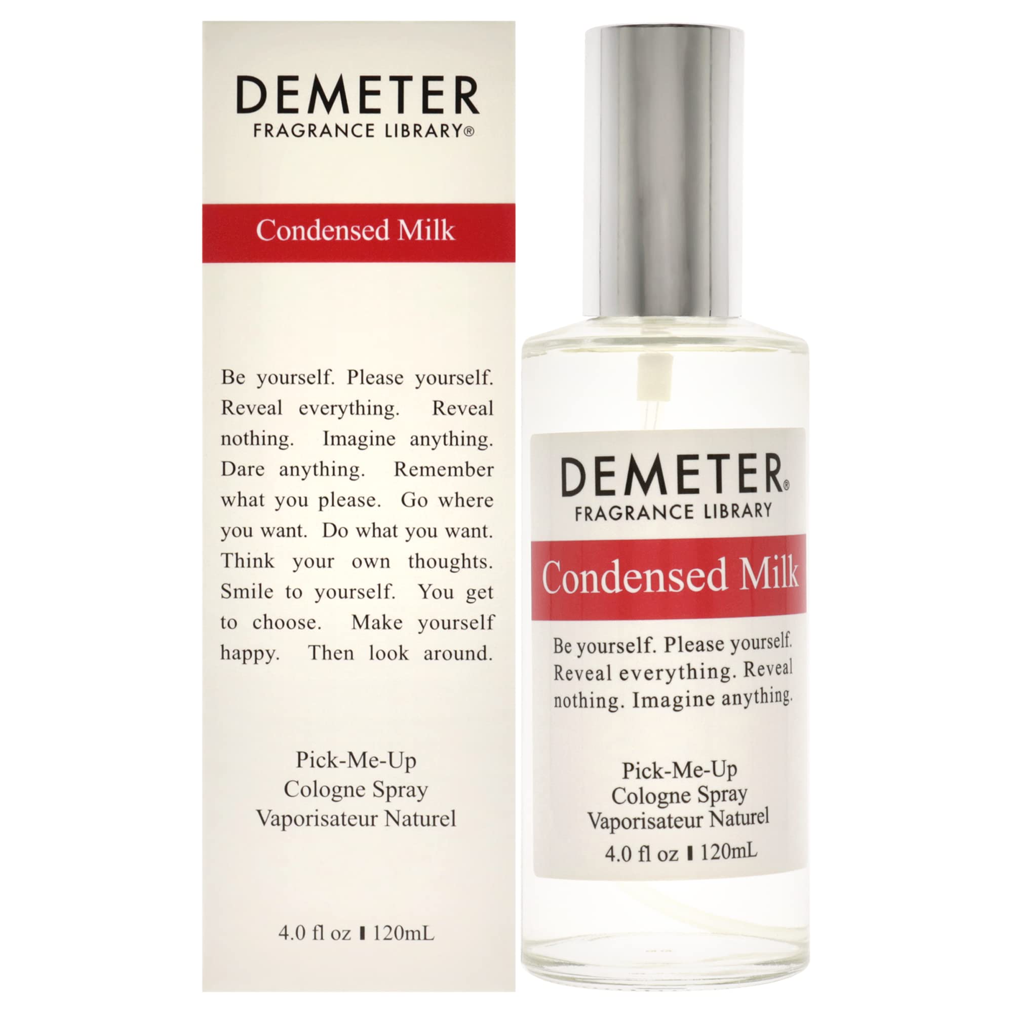 Condensed Milk By Demeter, 4 Oz Cologne Spray For Unisex