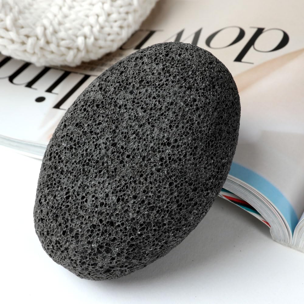 Foot Pumice Stone For Feet, Borogo Lava Pedicure Tools Hard Skin Callus Remover For Feet And Hands - Remove Dead Skin, Heels, El