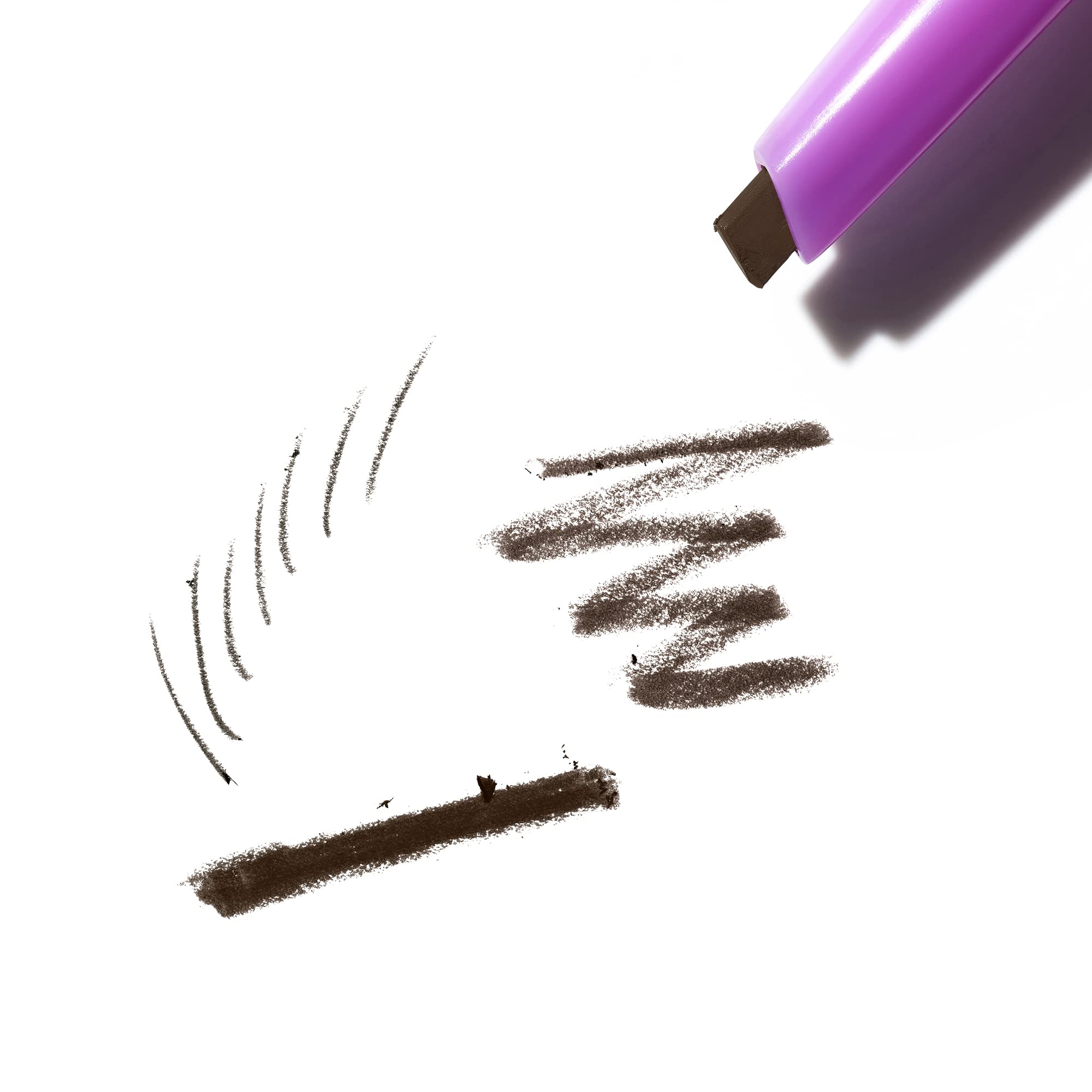 Kosas Brow Pop - Longwear Eyebrow Makeup, Dual-Sided Defining Pencil With Castor Oil For Soft, Natural Look Of Real Hair - Dark