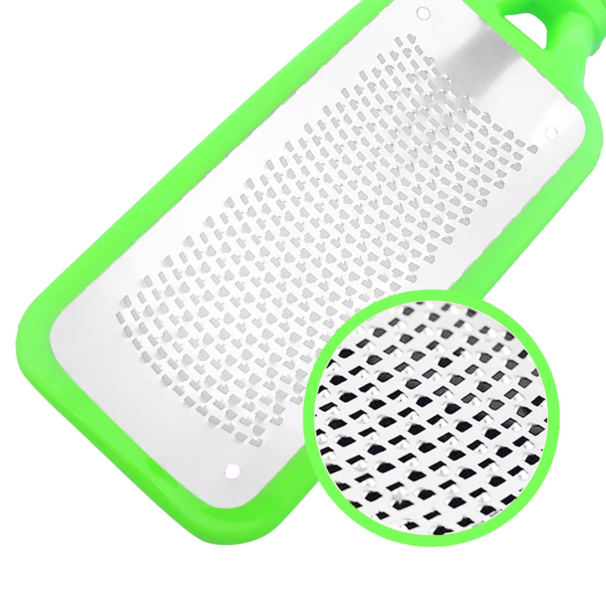Professional Foot Files Kit 2Pcs,Foot Scrub Supplies,Stainless Steel Foot Files - Green