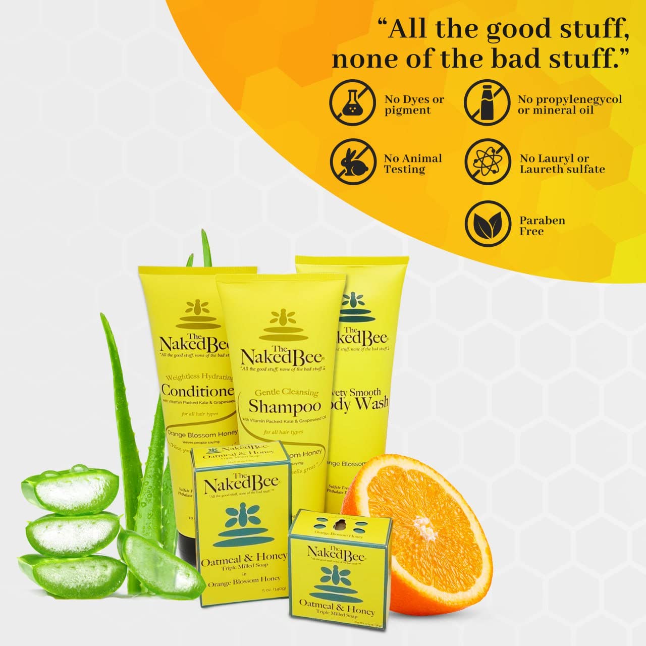 The Naked Bee Hand Cream (8Oz) Intensive Nourishing Cream For Smoother And Softer Hand - Unscented Deep Moisture And Repair For