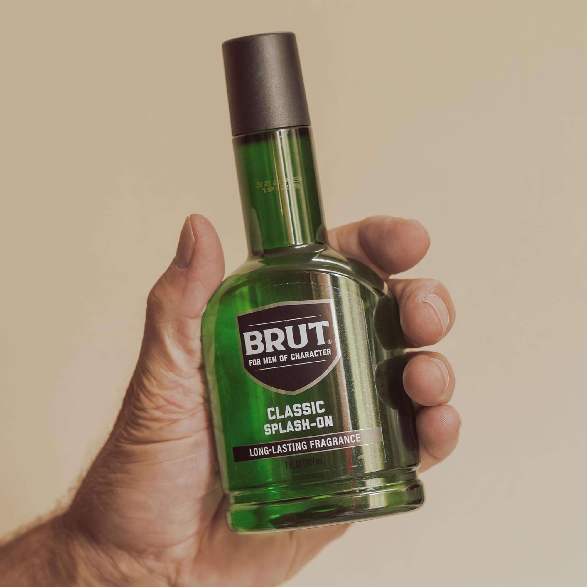 Brut Splash-On Original Fragrance - Bold, Masculine Cologne For Men - Long Lasting Mens Fragrance With Spicy Woods, Floral, And