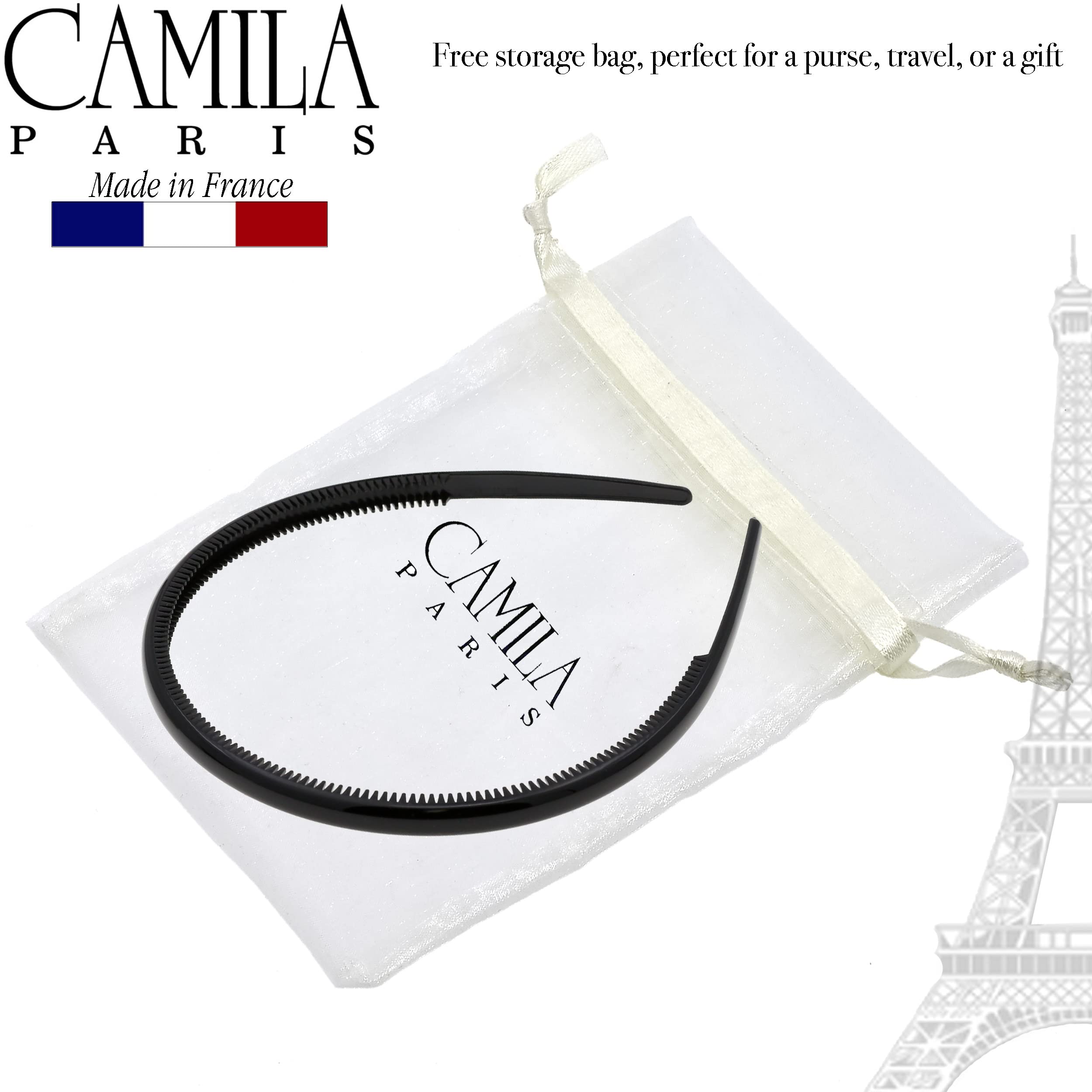 Camila Paris Cp3455 French Fashion Headband For Women, Very Flexible With Teeth For Strong Hold Grip, Women'S Hairband, No Slip