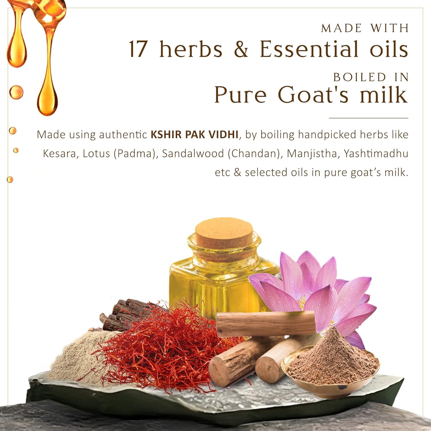 Sesa Kumkumadi Face Oil With Pure Saffron And Ayurvedic Herbs - 100% Pure Kumkumadi Tailam Moisturise Skin Helps Smoothen Fine L