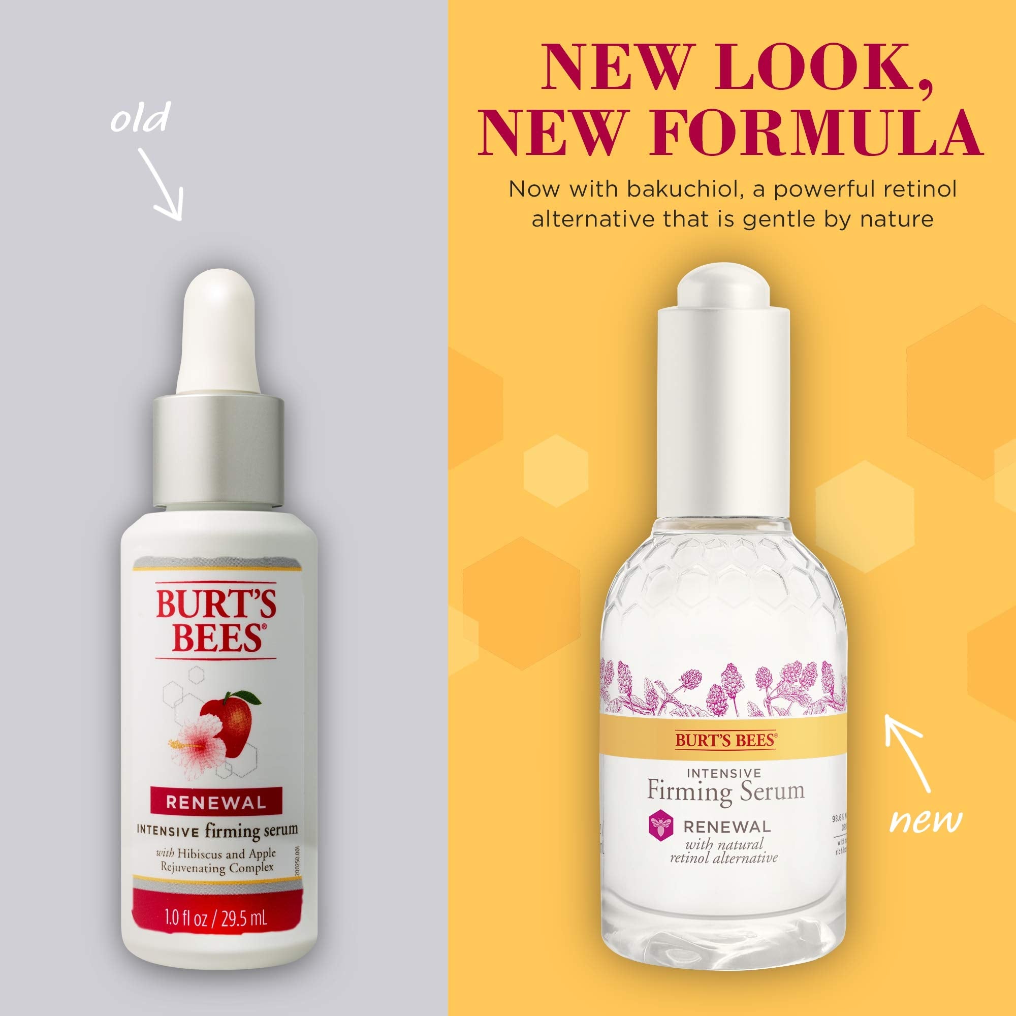Burts Bees Renewal Intensive Firming Serum With Bakuchiol Natural Retinol Alternative     1 Ounce (Packaging May Vary)
