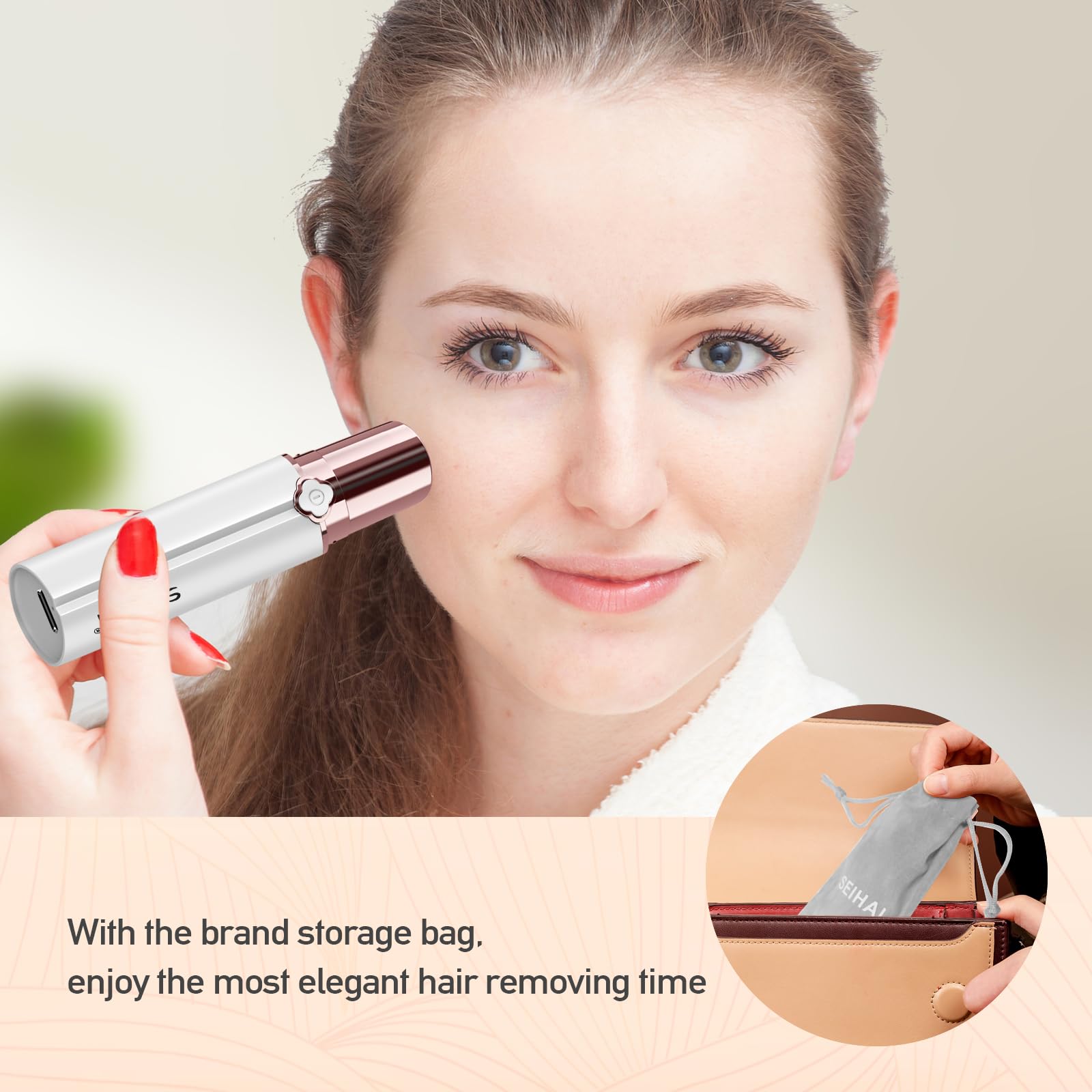 Facial Hair Removal For Women, Seihai Hair Removal Device(Luxury), Face Razors For Women, Personal Care Products/Facial Hair Rem