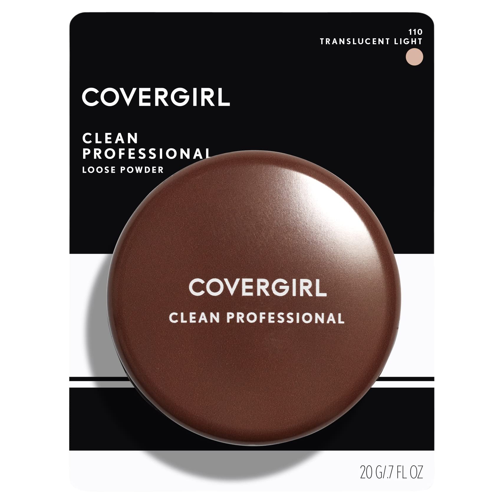 Covergirl Professional Loose Finishing Powder, Translucent Light Tone, Sets Makeup, Controls Shine, Won'T Clog Pores, 0.7 Ounce