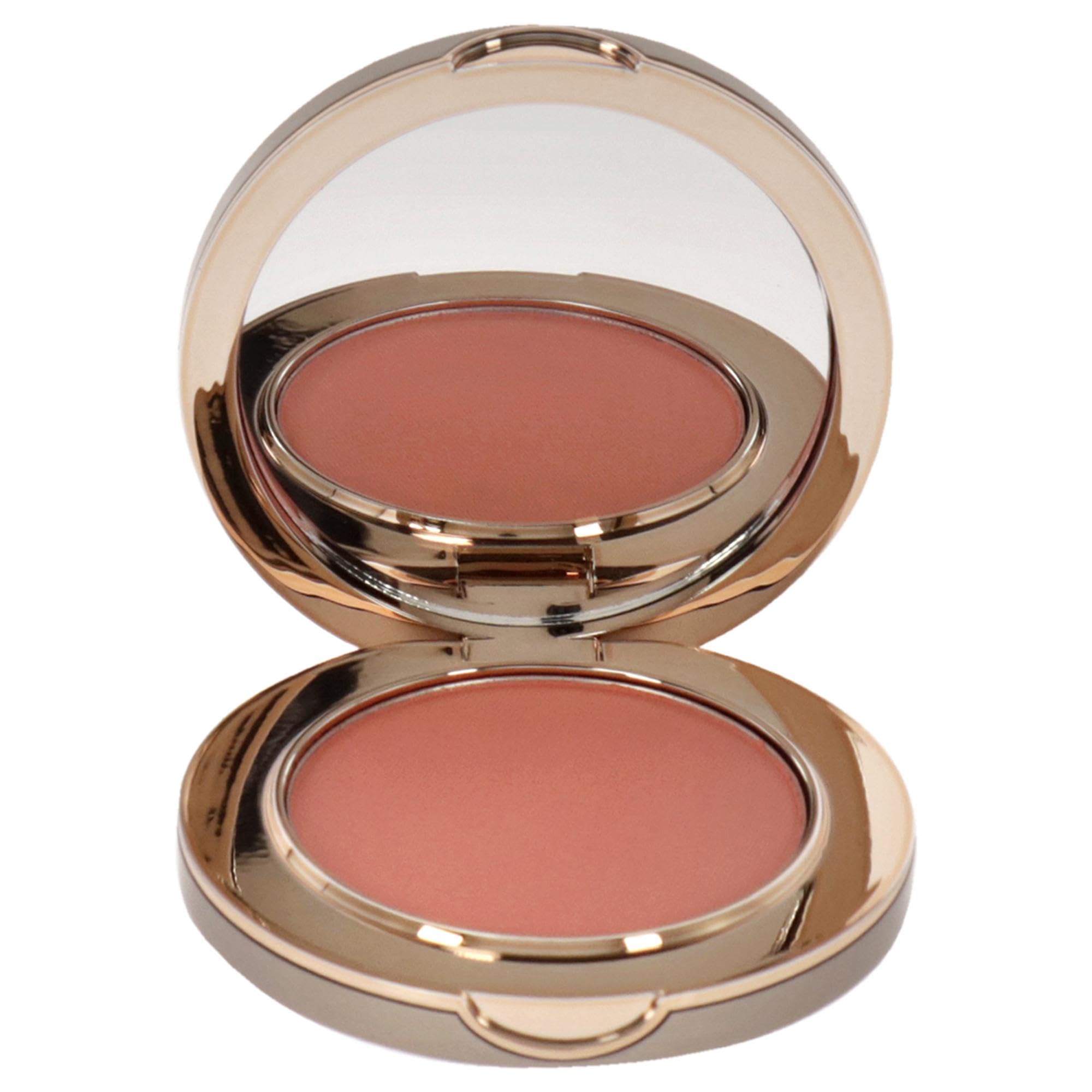 Delilah - Compact Powder Blusher - Clementine - Light Weight And Long Wear - For All Type Of Skin Tone - Blur Imperfection - No
