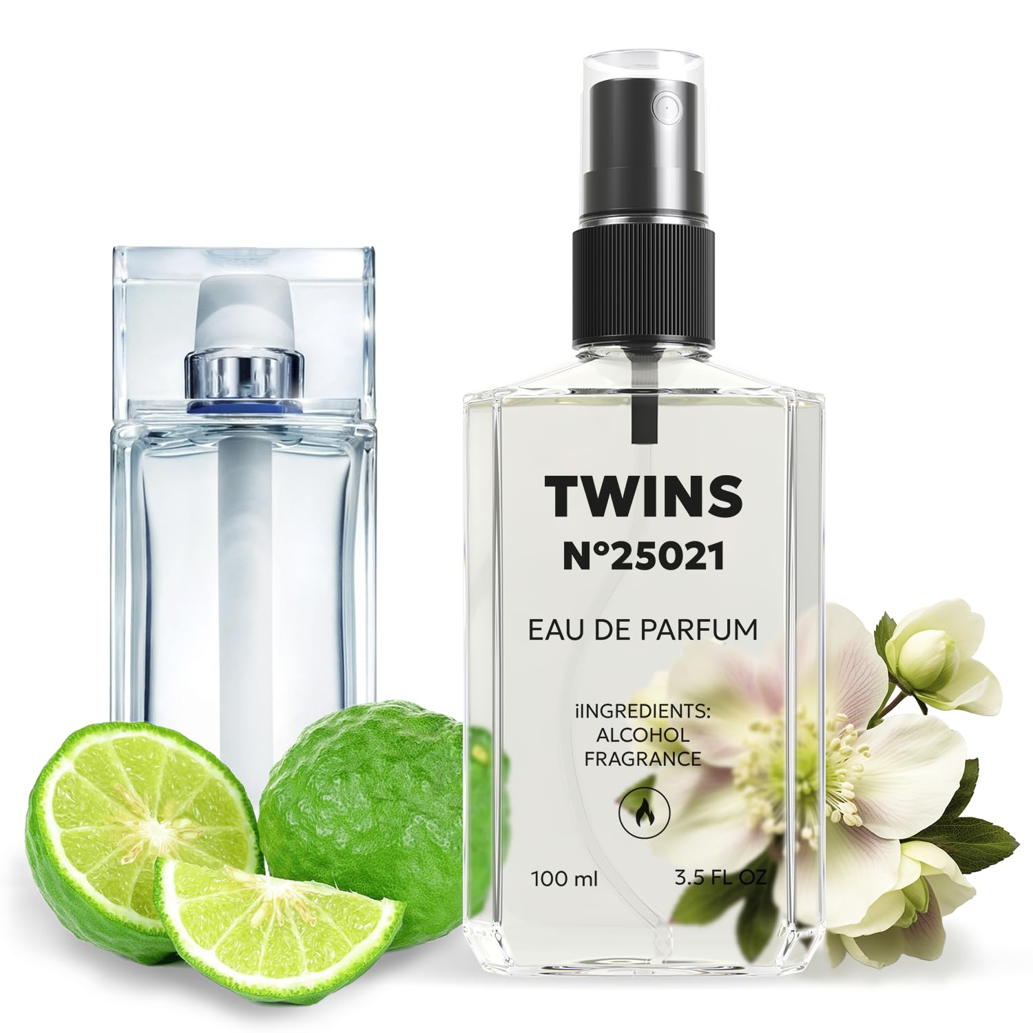 TWINS Impression of Homme Cologne | Perfume for Men Eau de Parfum | No.25021 | 3.4 Fl Oz / 100 ml
