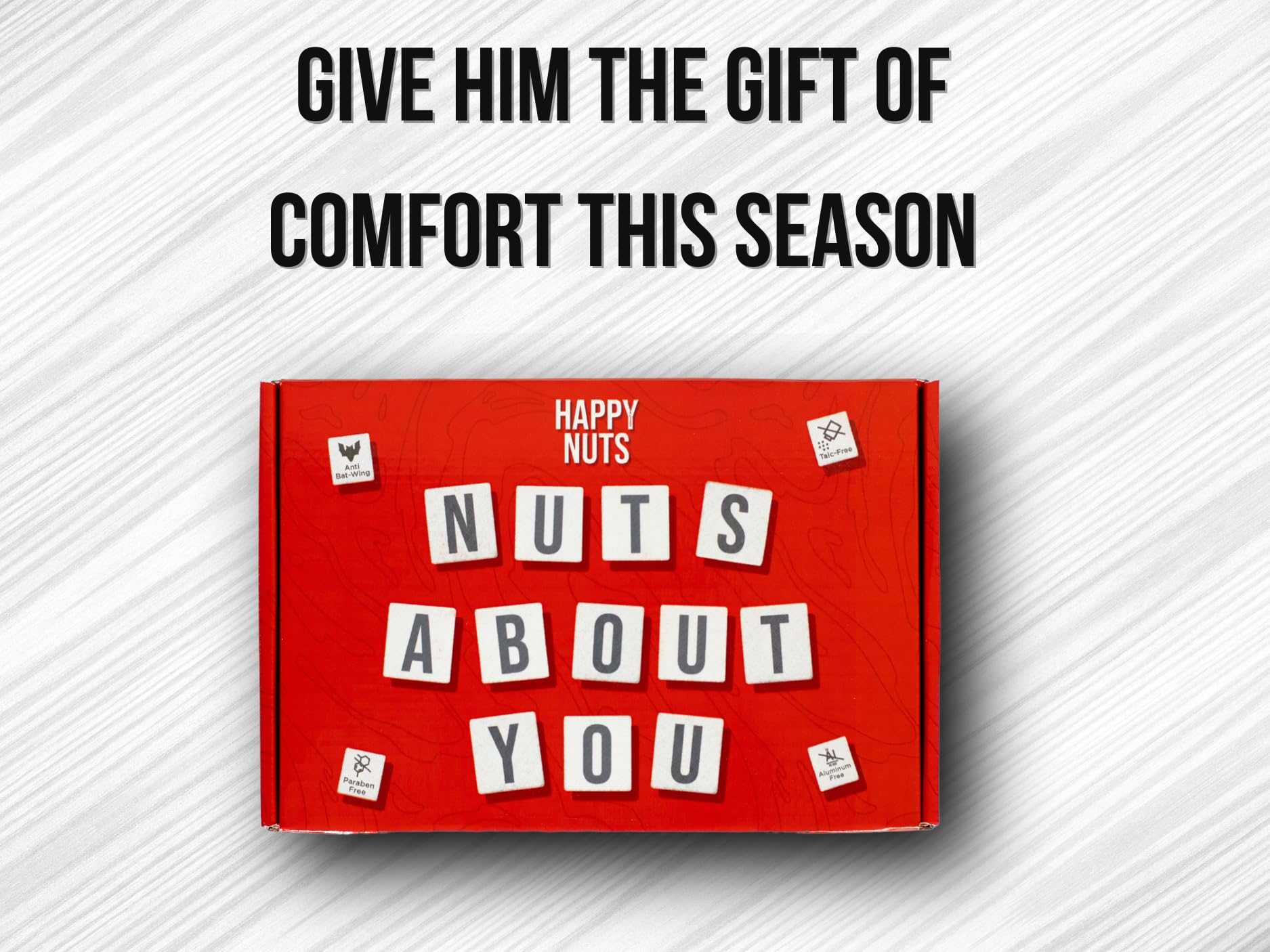 Happy Nuts - Nuts About You Anti Chafing Deodorant Essentials Bundle Kit - Gift Set For Men To Stay Fresh All Year Long (3 Pack)
