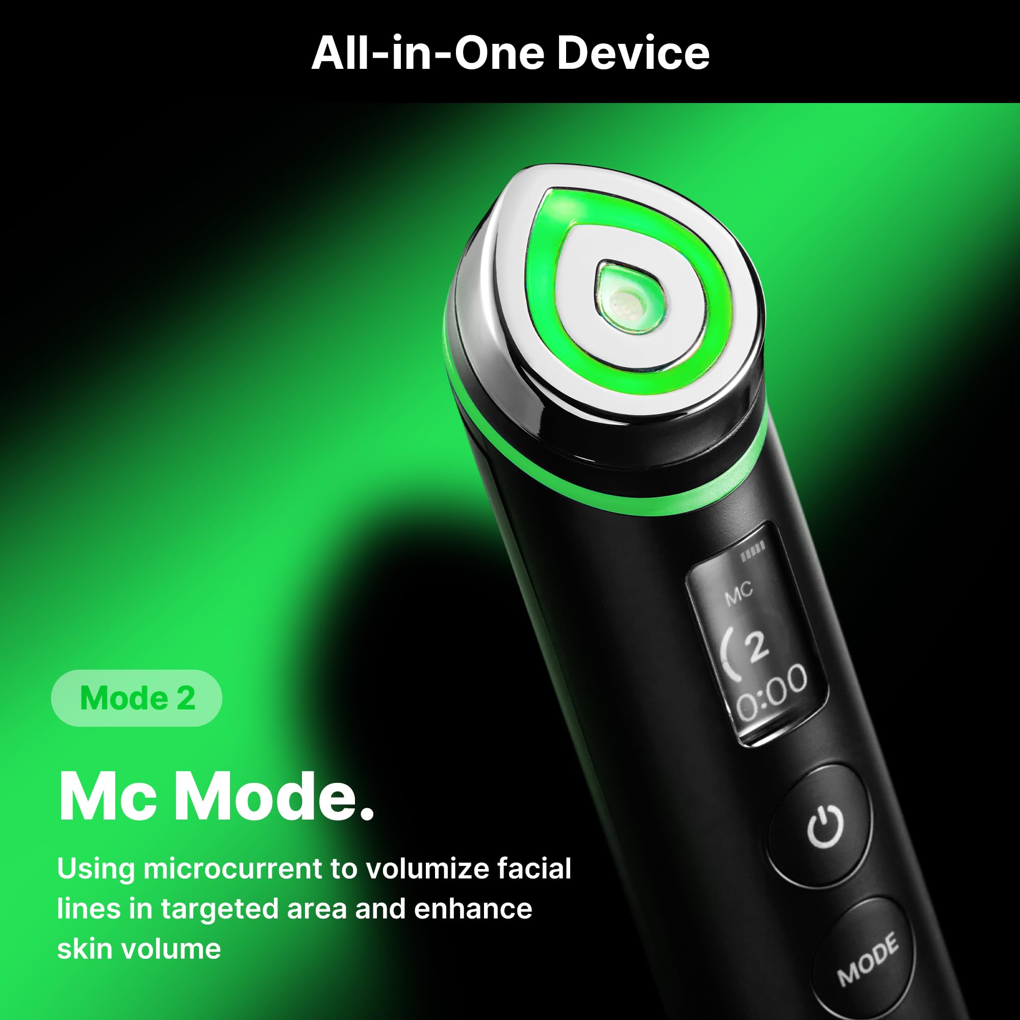 Medicube Age-R Booster Pro - 6-In-1 Total Care Led Indication Device For Enhanced Absorption, Radiance,Elasticity,Facial Contour