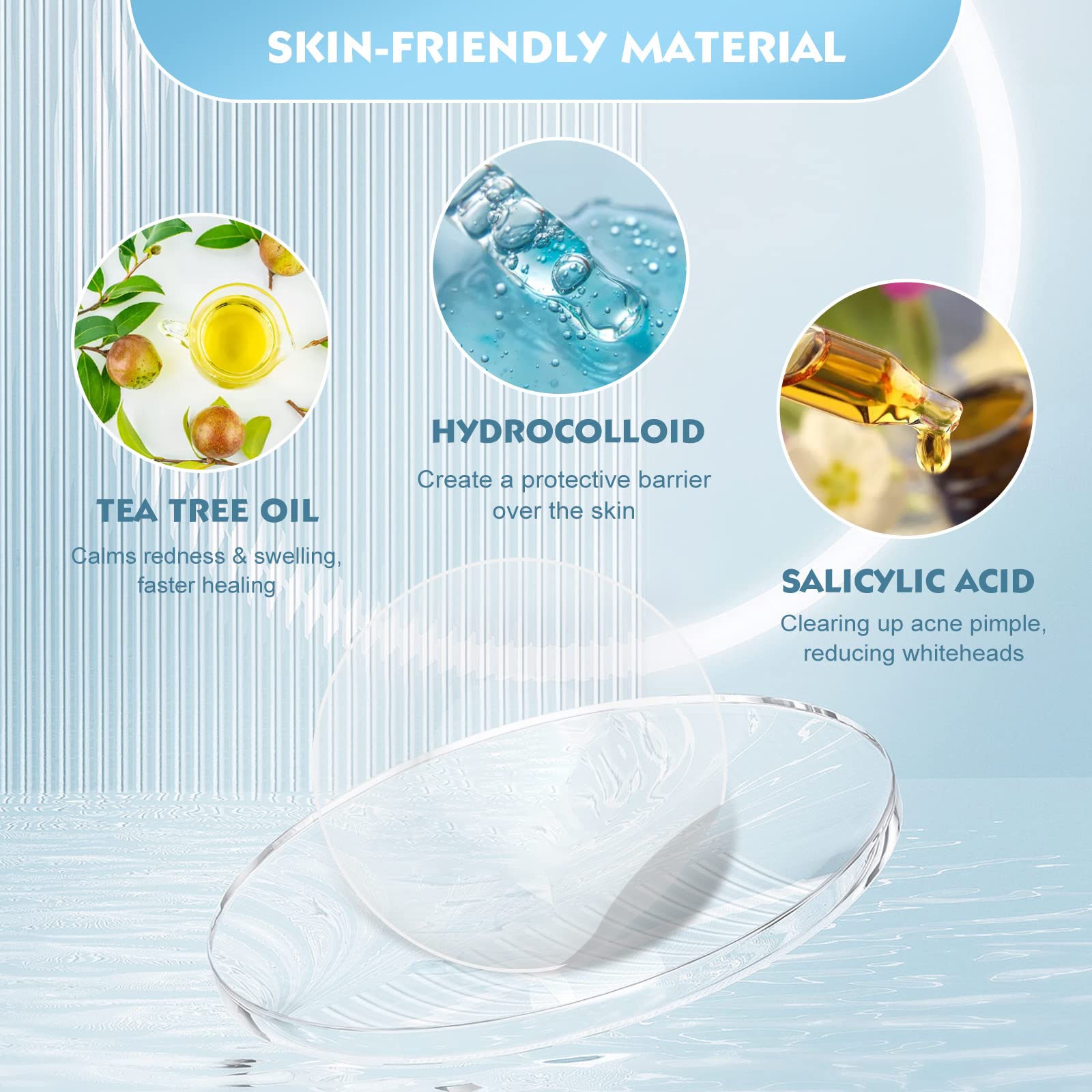 Soonuly Pimple Patches For Face - 108 Hydrocolloid Acne Pimple Patches Salicylic Acid With Tea Tree Oil For Zit Blemish Spot Cov