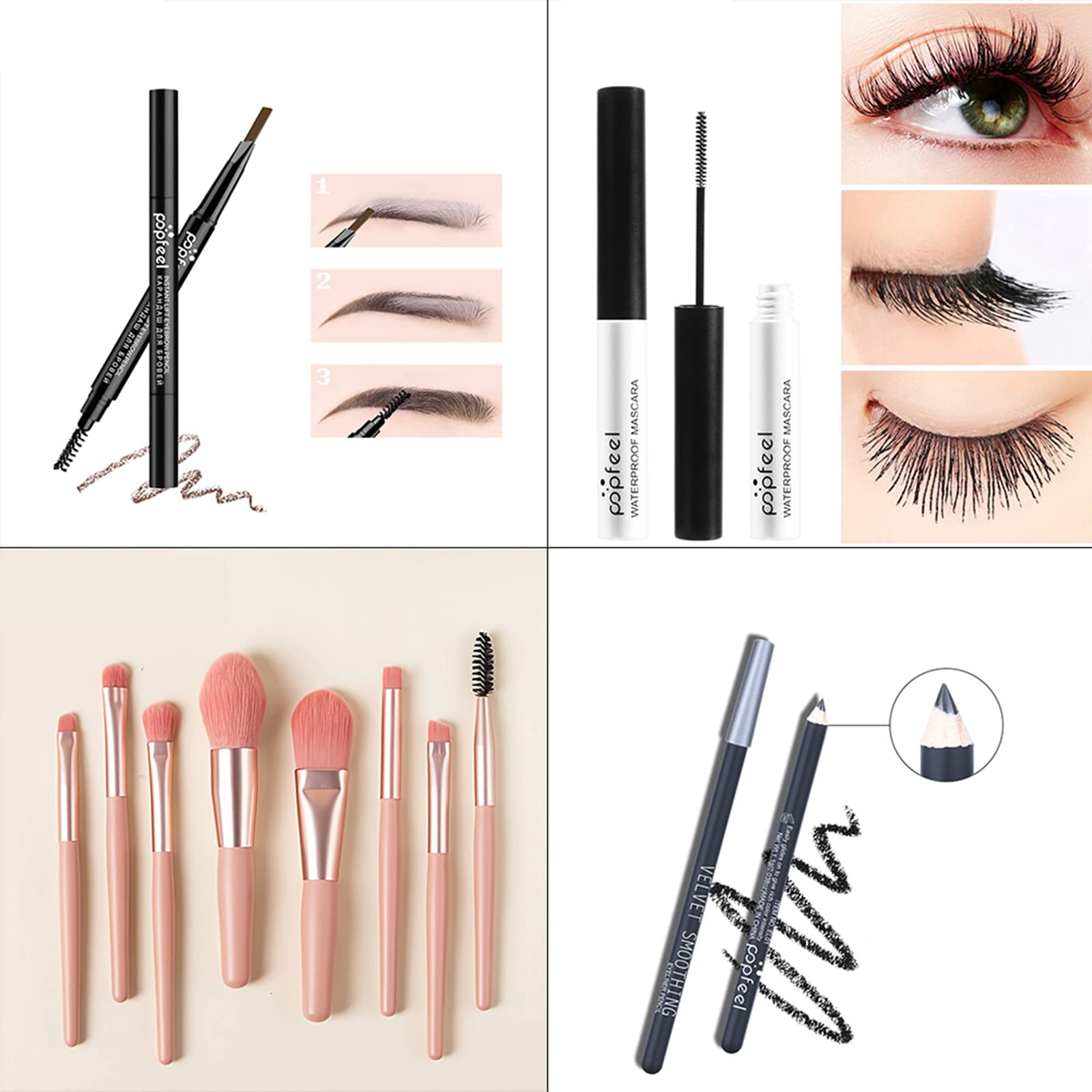 Fantasyday All In One Makeup Kit,40 Colors Eyeshadow Palette,Christmas Makeup Kit,Full Starter Cosmetics Set With Makeup Brushes