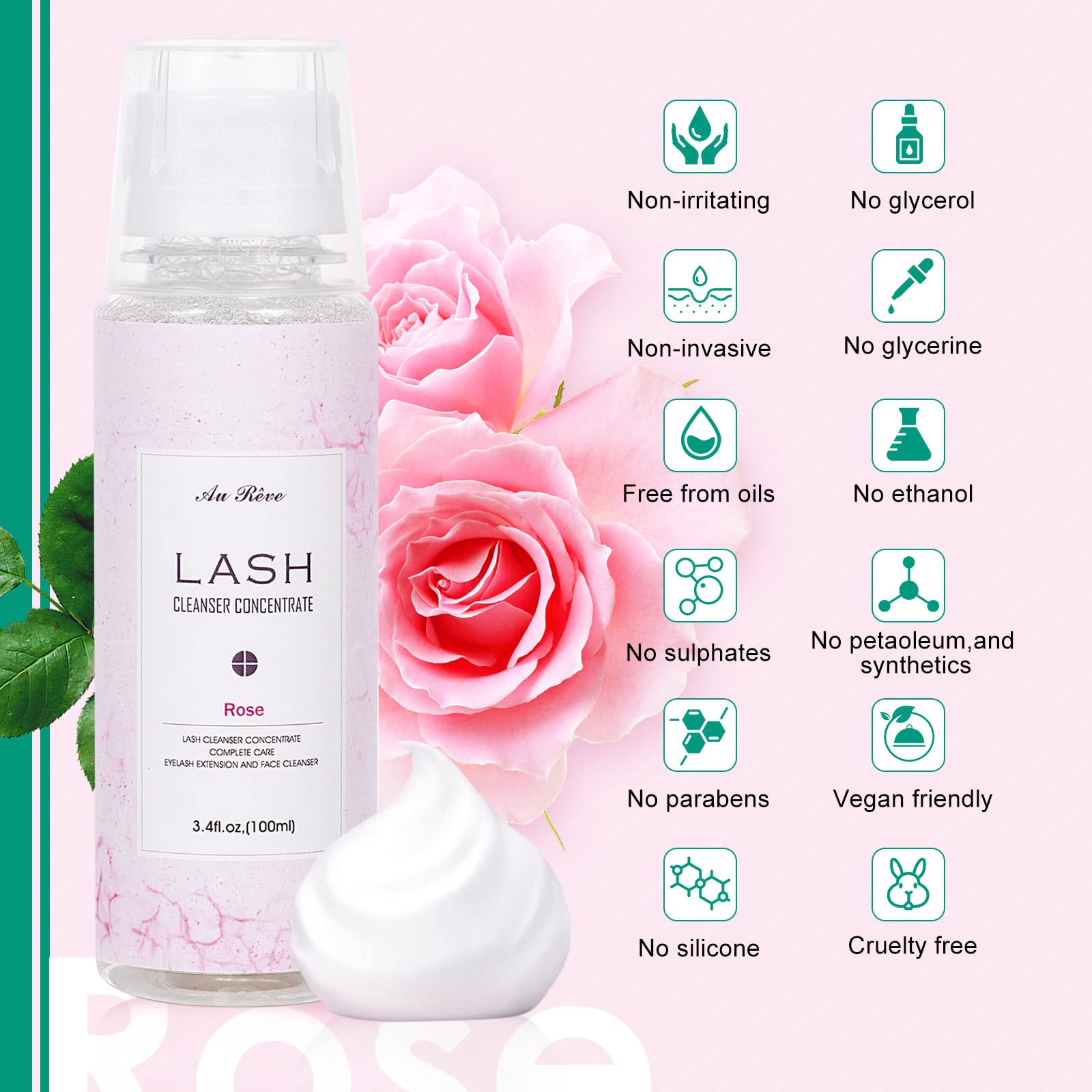 Eyelash Cleanser Concentrate 100Ml Prolong Lash Cleanser