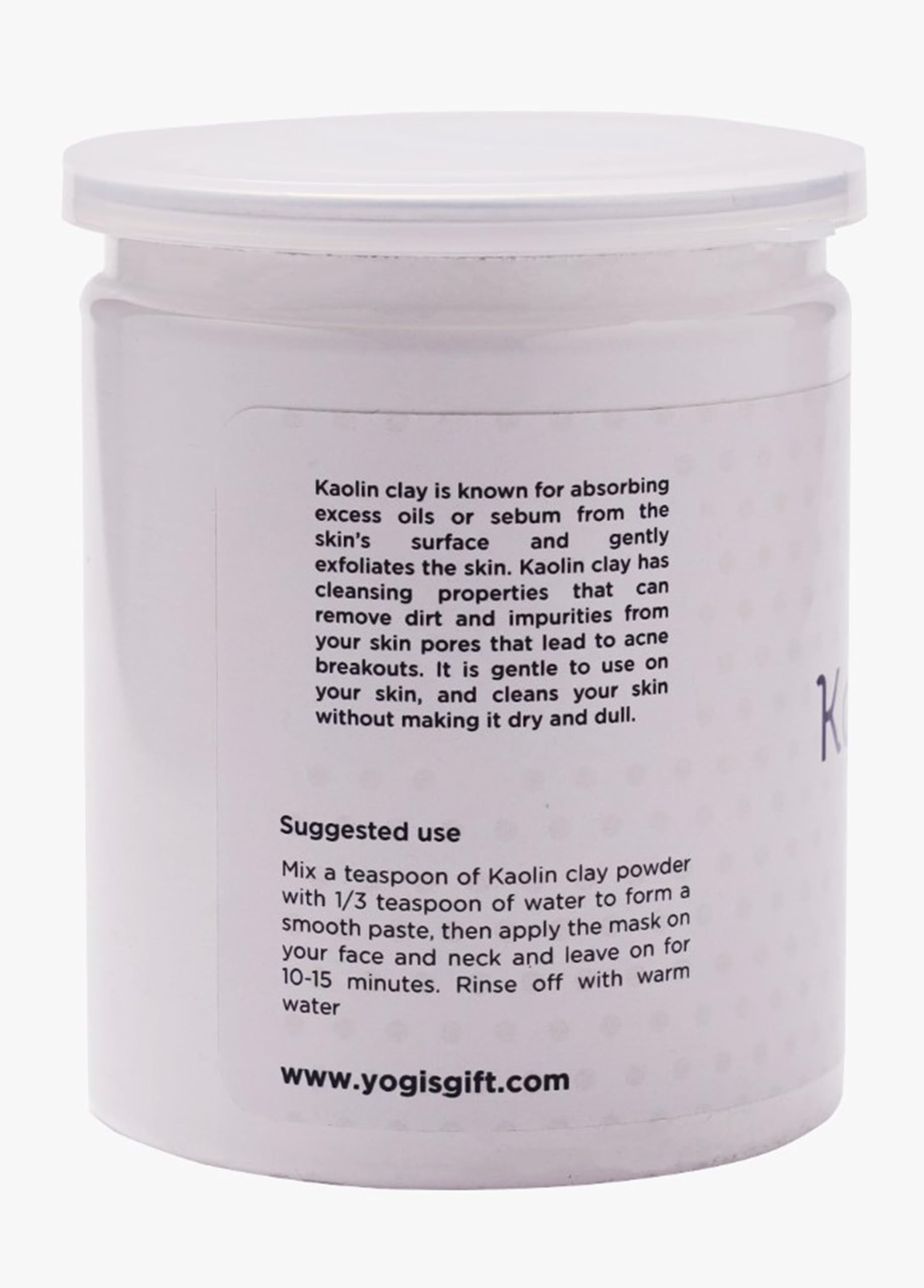 Kaolin Clay Powder | 14 Oz | White Clay For Soap Making, Face Cleansing And Oily Skin | By Yogi'S Gift